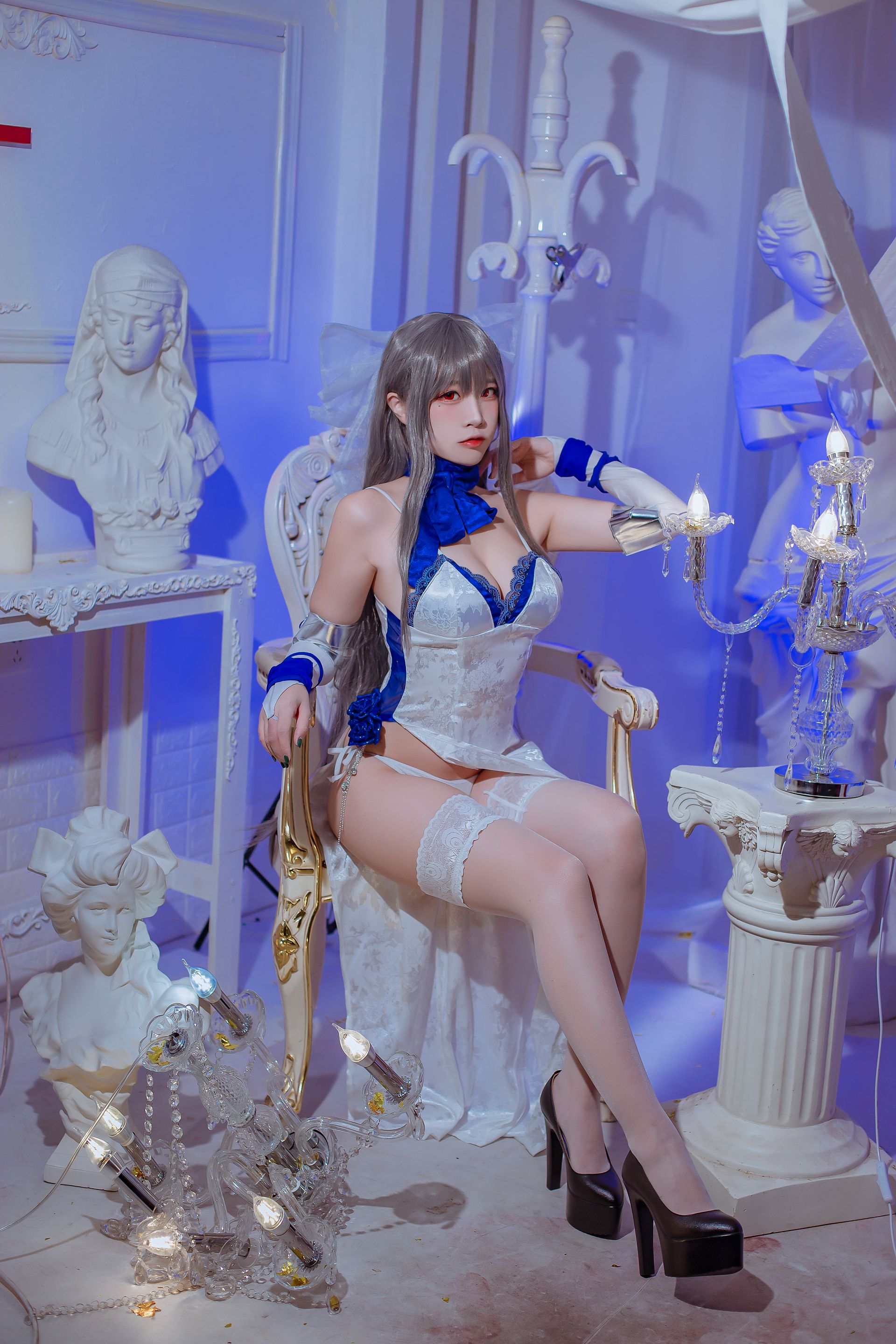 网红 Coser@ Nisa Nisa Heki-hee 蓝 线 Road Yi Kyu-Kyubo 网红 Coser@ Nisa Nisa Heki-hee 蓝 线 Road Yi Kyu-Kyubo