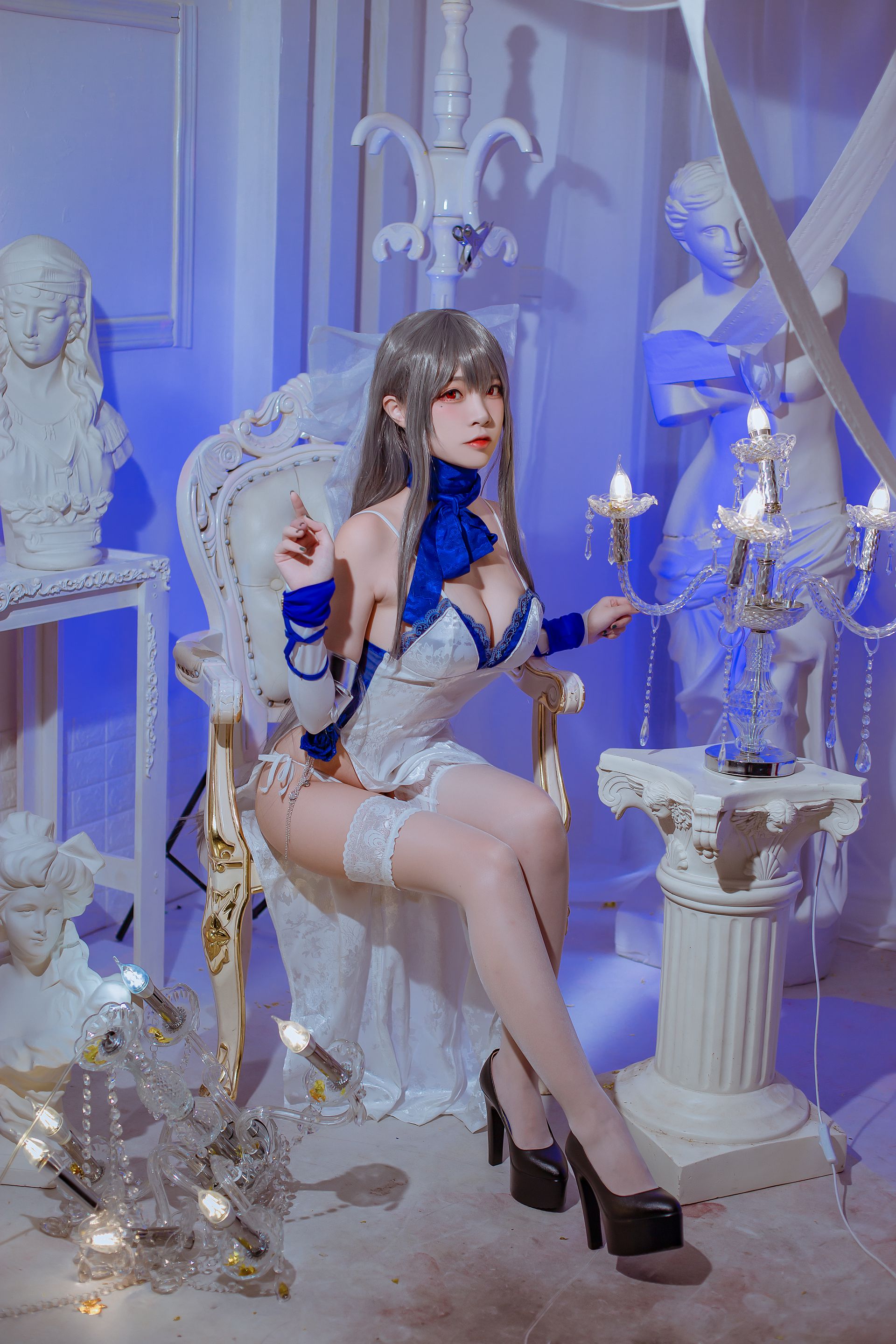 网红 Coser@ Nisa Nisa Heki-hee 蓝 线 Road Yi Kyu-Kyubo 网红 Coser@ Nisa Nisa Heki-hee 蓝 线 Road Yi Kyu-Kyubo