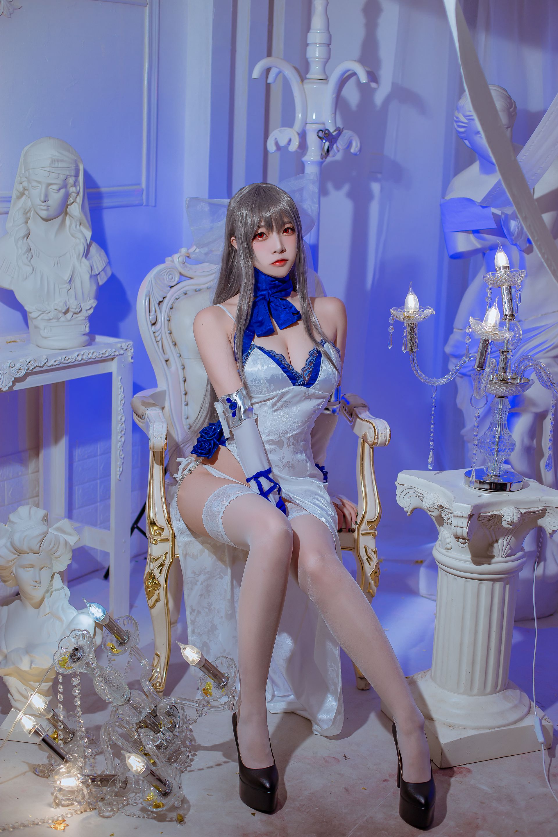 网红 Coser@ Nisa Nisa Heki-hee 蓝 线 Road Yi Kyu-Kyubo 网红 Coser@ Nisa Nisa Heki-hee 蓝 线 Road Yi Kyu-Kyubo