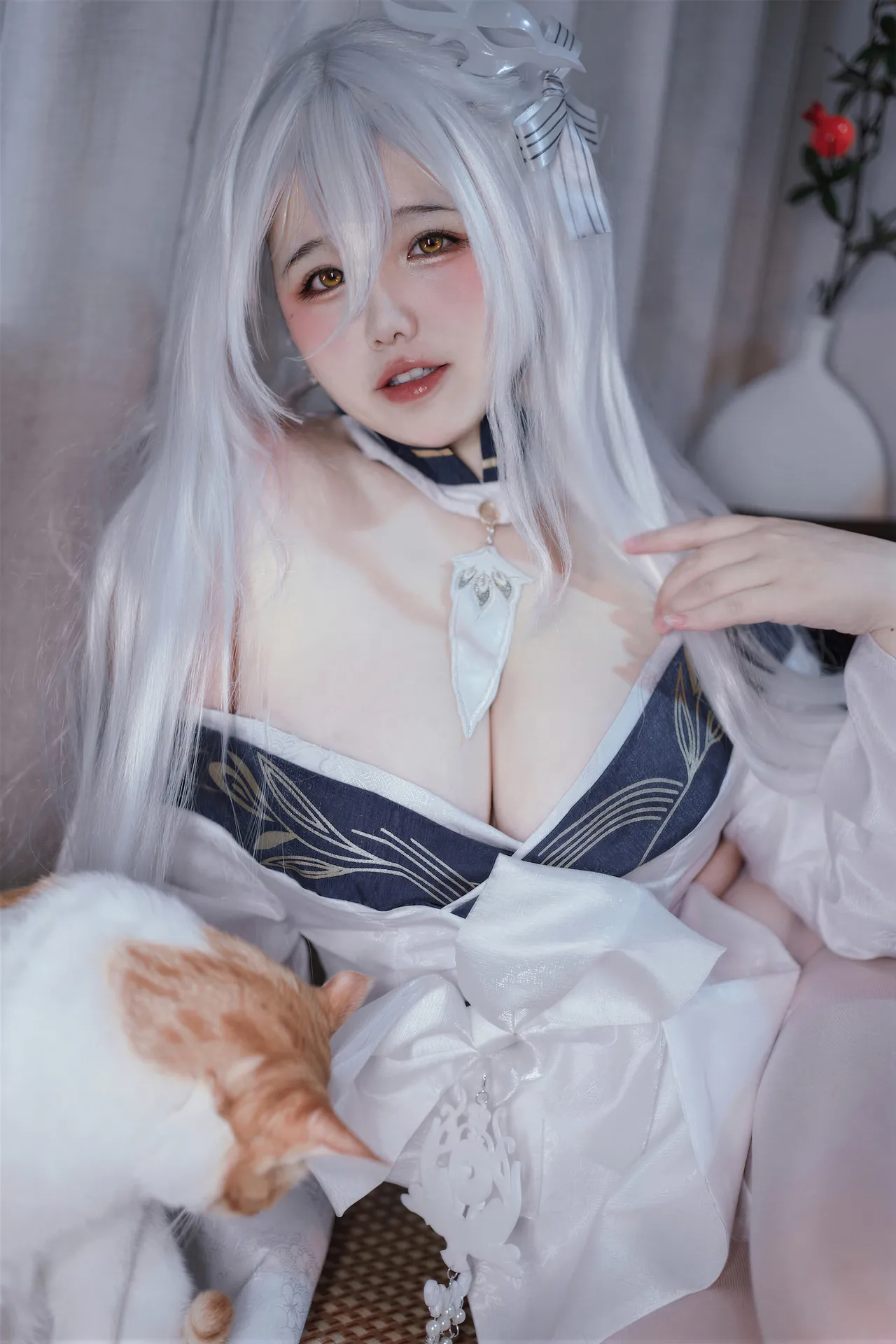 Aban is very happy today – Azur Lane Hakuhou kimono Aban is very happy today – Azur Lane Hakuhou kimono