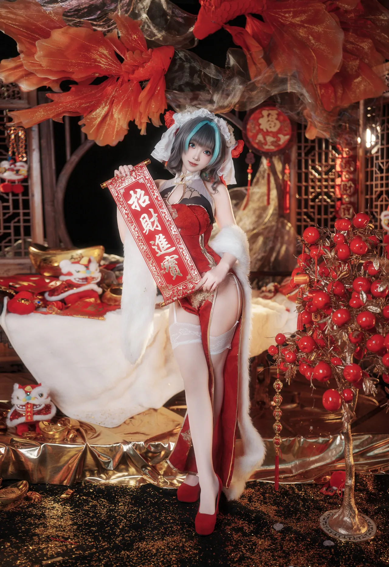 Bangni - Azur Route Cheshire New Year Cheongsam Bangni Bonnie - Azur Route Cheshire New Year Cheongsam Bangni - Azur Route Cheshire New Year Cheongsam Bangni Bonnie - Azur Route Cheshire New Year Cheongsam