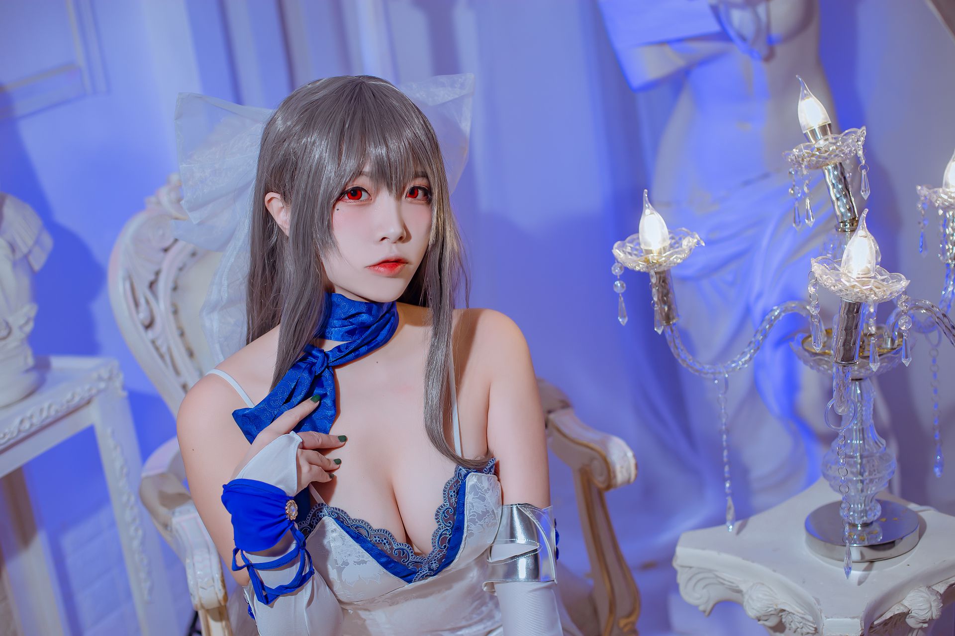 网红 Coser@ Nisa Nisa Heki-hee 蓝 线 Road Yi Kyu-Kyubo 网红 Coser@ Nisa Nisa Heki-hee 蓝 线 Road Yi Kyu-Kyubo