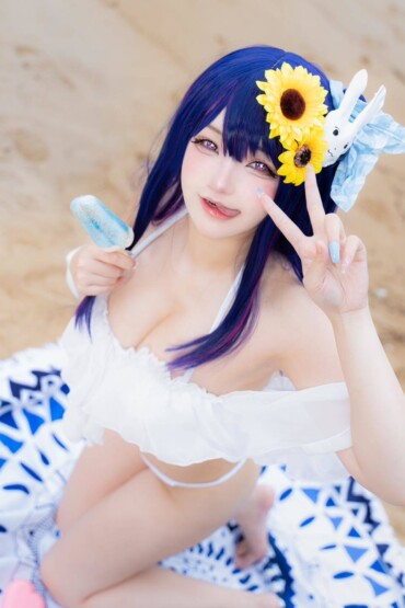 Ai Hoshino at the beach by Takanashi Hanari 5 Ai Hoshino at the beach by Takanashi Hanari