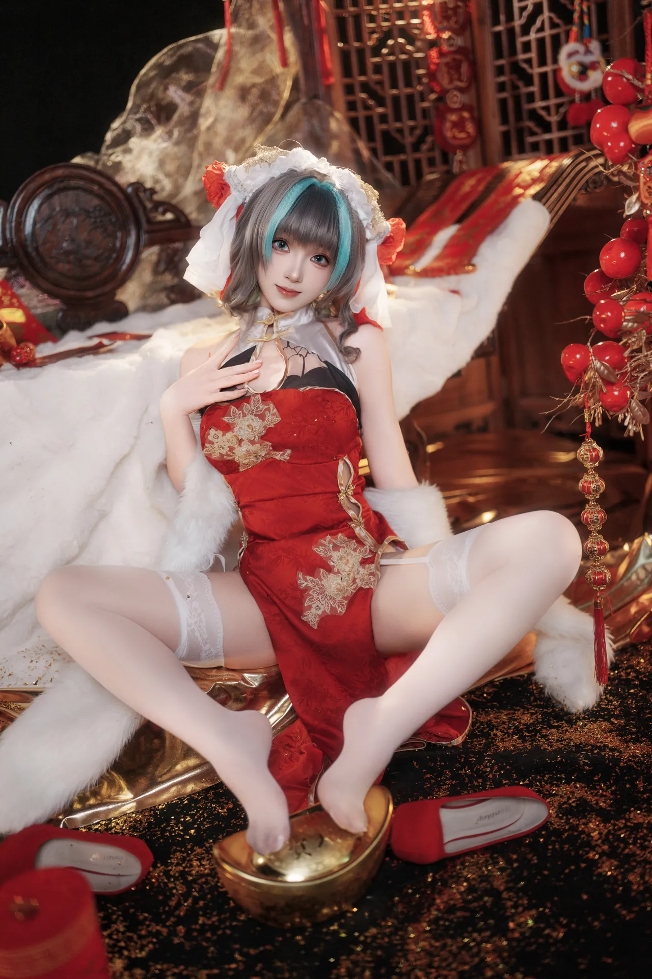 Bangni - Azur Route Cheshire New Year Cheongsam Bangni Bonnie - Azur Route Cheshire New Year Cheongsam Bangni - Azur Route Cheshire New Year Cheongsam Bangni Bonnie - Azur Route Cheshire New Year Cheongsam