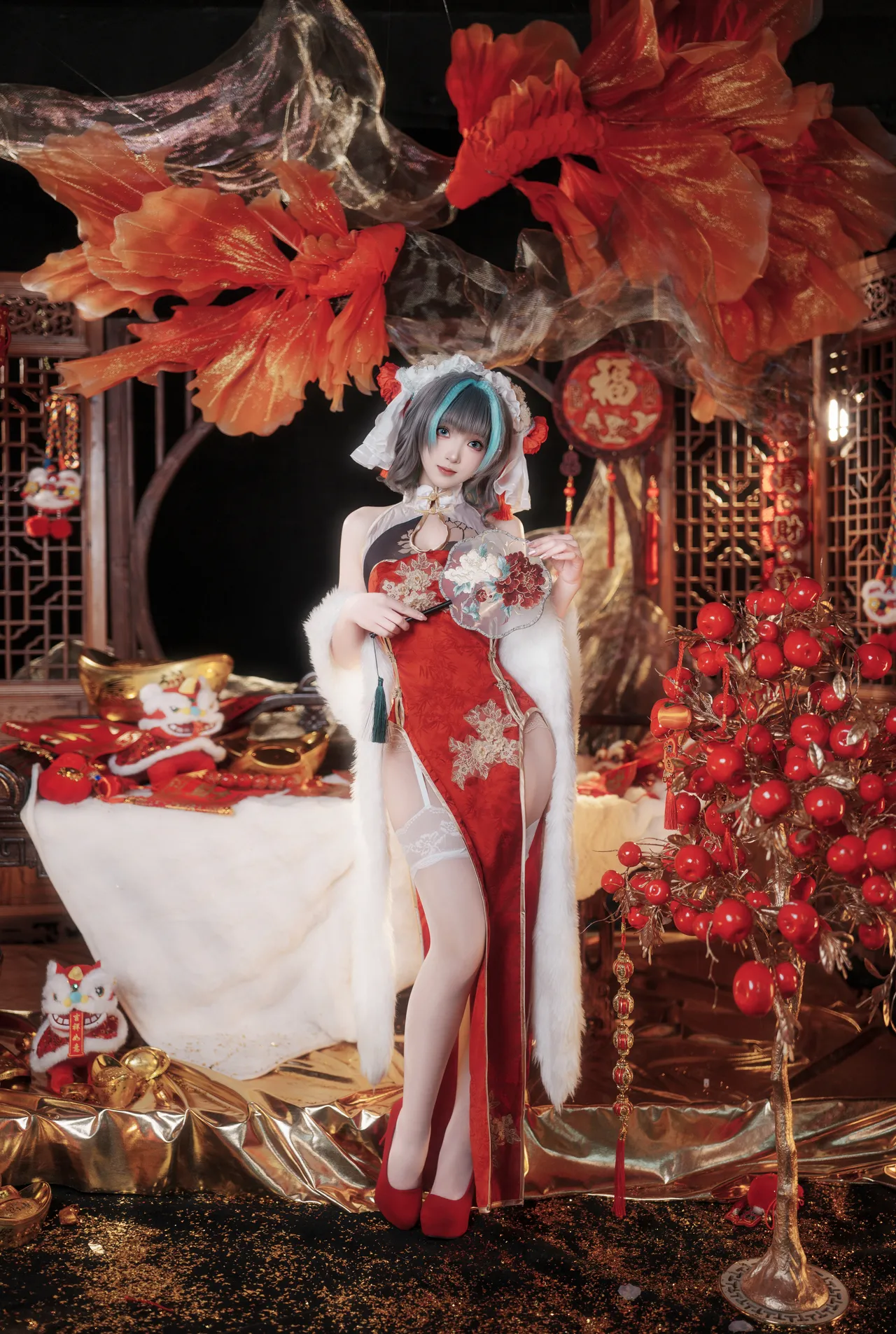 Bangni - Azur Route Cheshire New Year Cheongsam Bangni Bonnie - Azur Route Cheshire New Year Cheongsam Bangni - Azur Route Cheshire New Year Cheongsam Bangni Bonnie - Azur Route Cheshire New Year Cheongsam