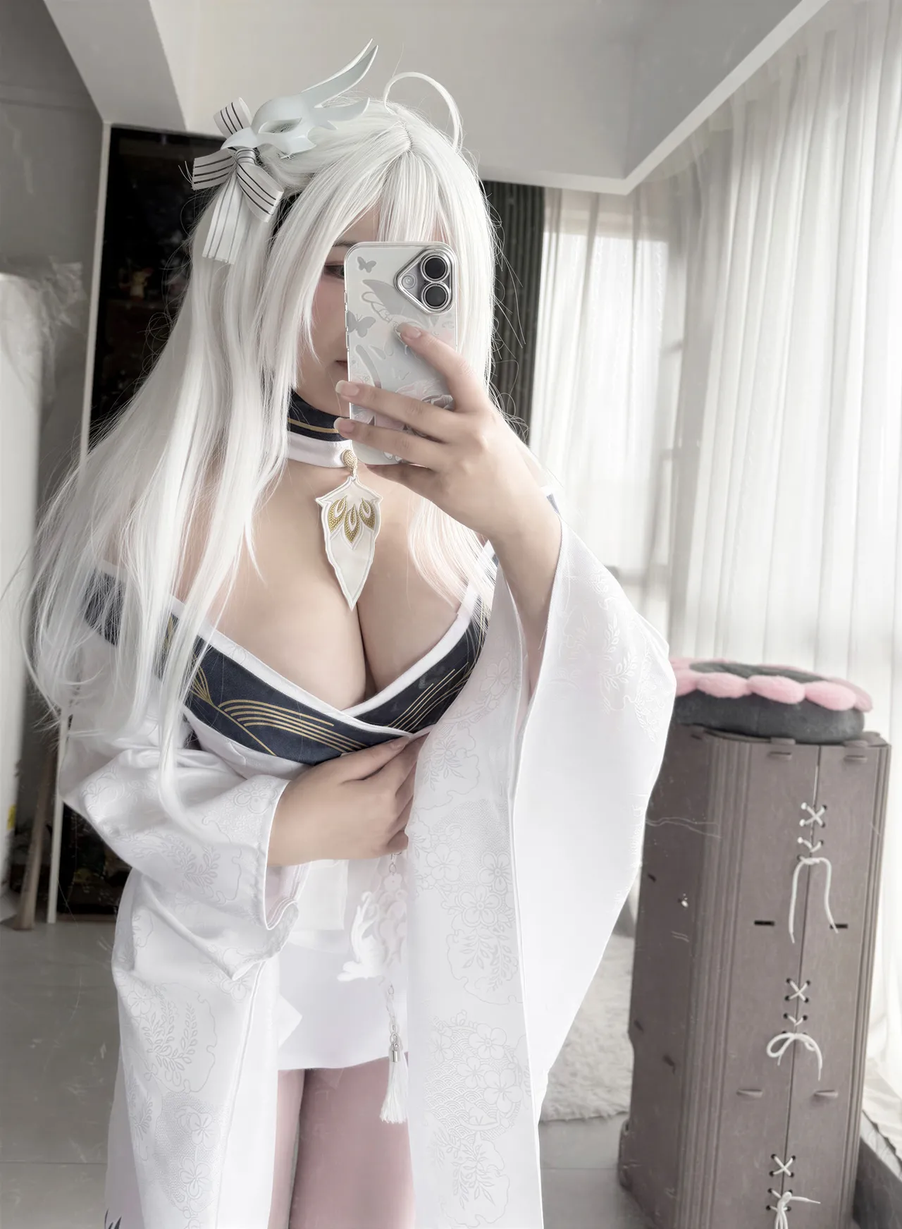 Aban is very happy today – Azur Lane Hakuhou kimono Aban is very happy today – Azur Lane Hakuhou kimono