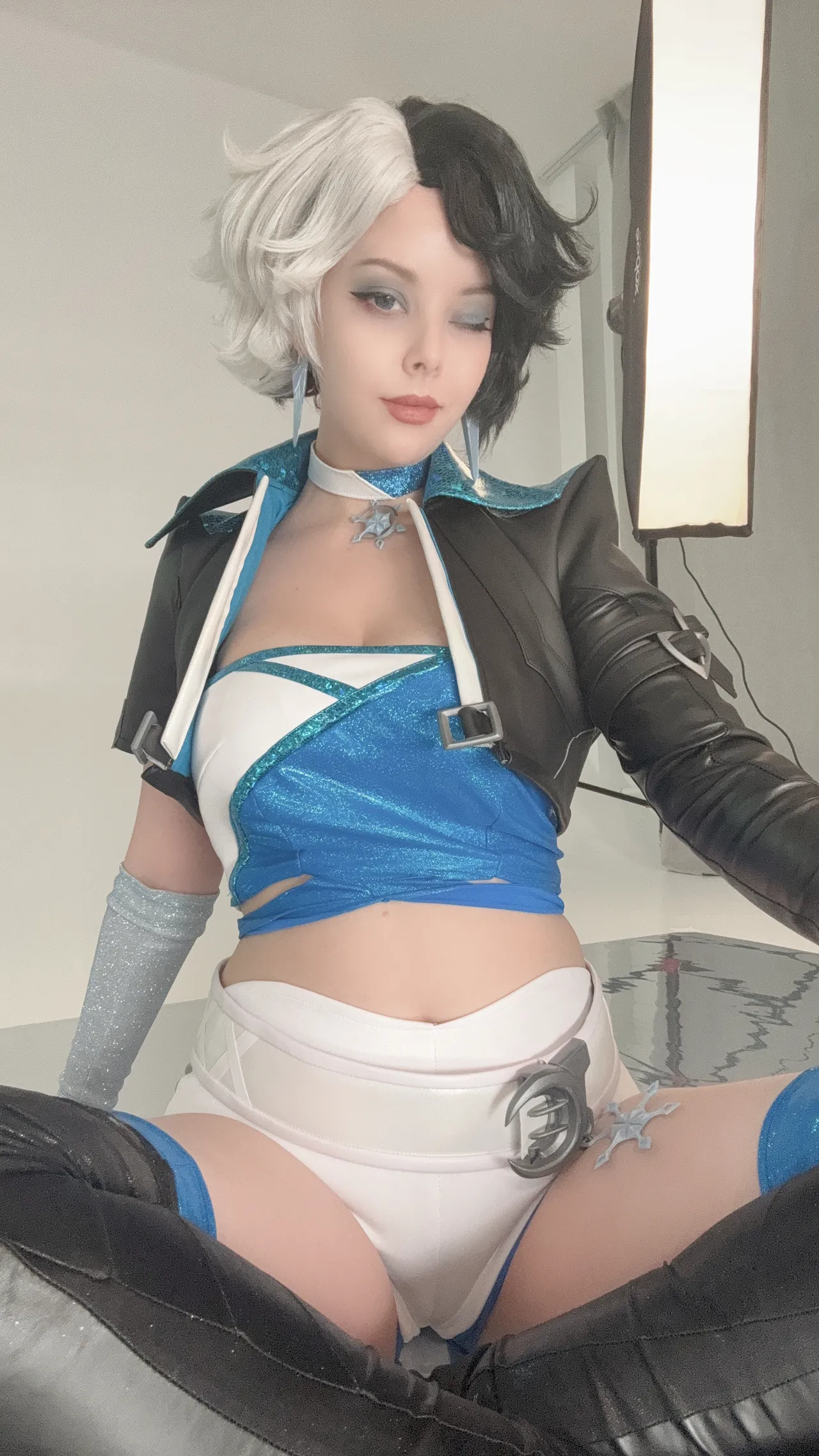 Helly Valentine - Luna Snow selfie Helly Valentine - Luna Snow selfie
