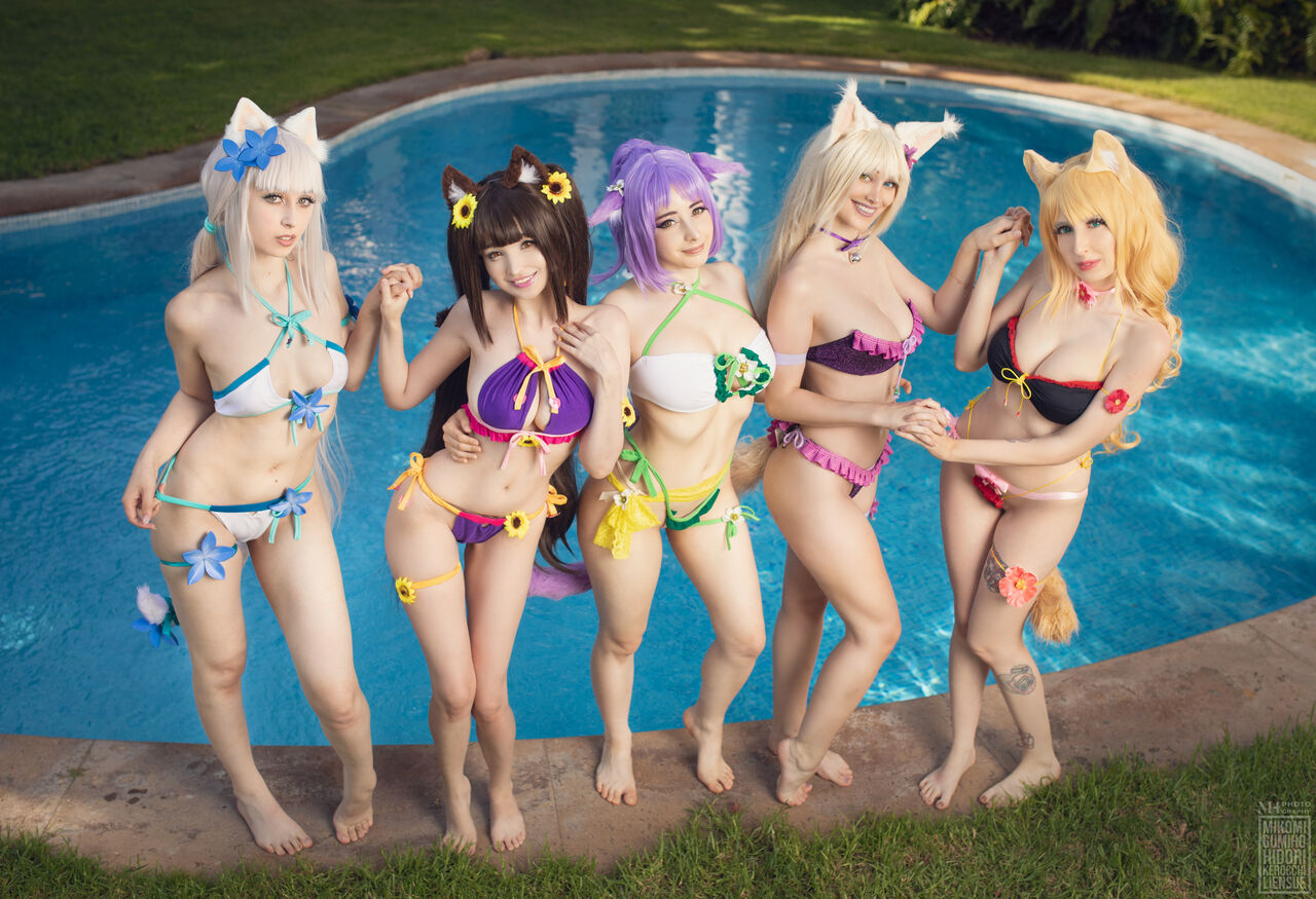 Hidori Rose, Mikomi Hokina, Gumiho, Kerocchi, Liensue - Nekopara Collab Hidori Rose, Mikomi Hokina, Gumiho, Kerocchi, Liensue - Nekopara Collab
