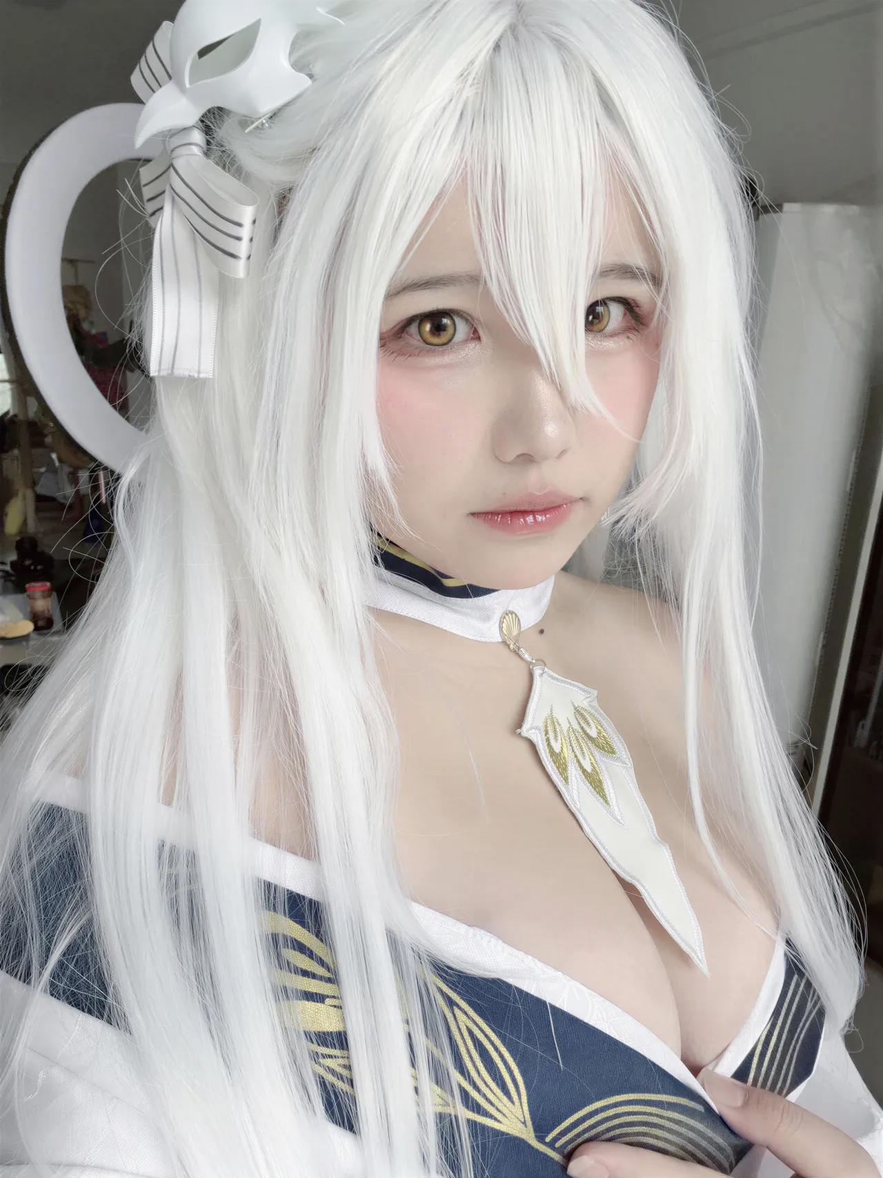 Aban is very happy today – Azur Lane Hakuhou kimono Aban is very happy today – Azur Lane Hakuhou kimono