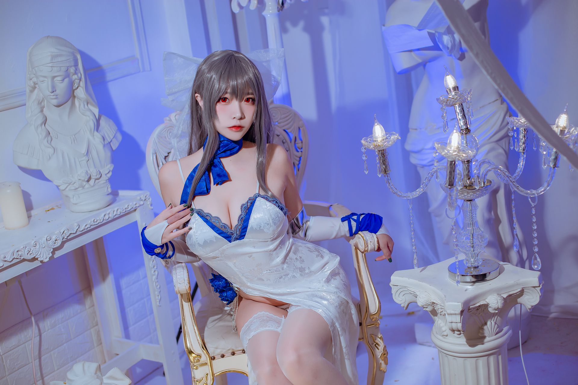网红 Coser@ Nisa Nisa Heki-hee 蓝 线 Road Yi Kyu-Kyubo 网红 Coser@ Nisa Nisa Heki-hee 蓝 线 Road Yi Kyu-Kyubo