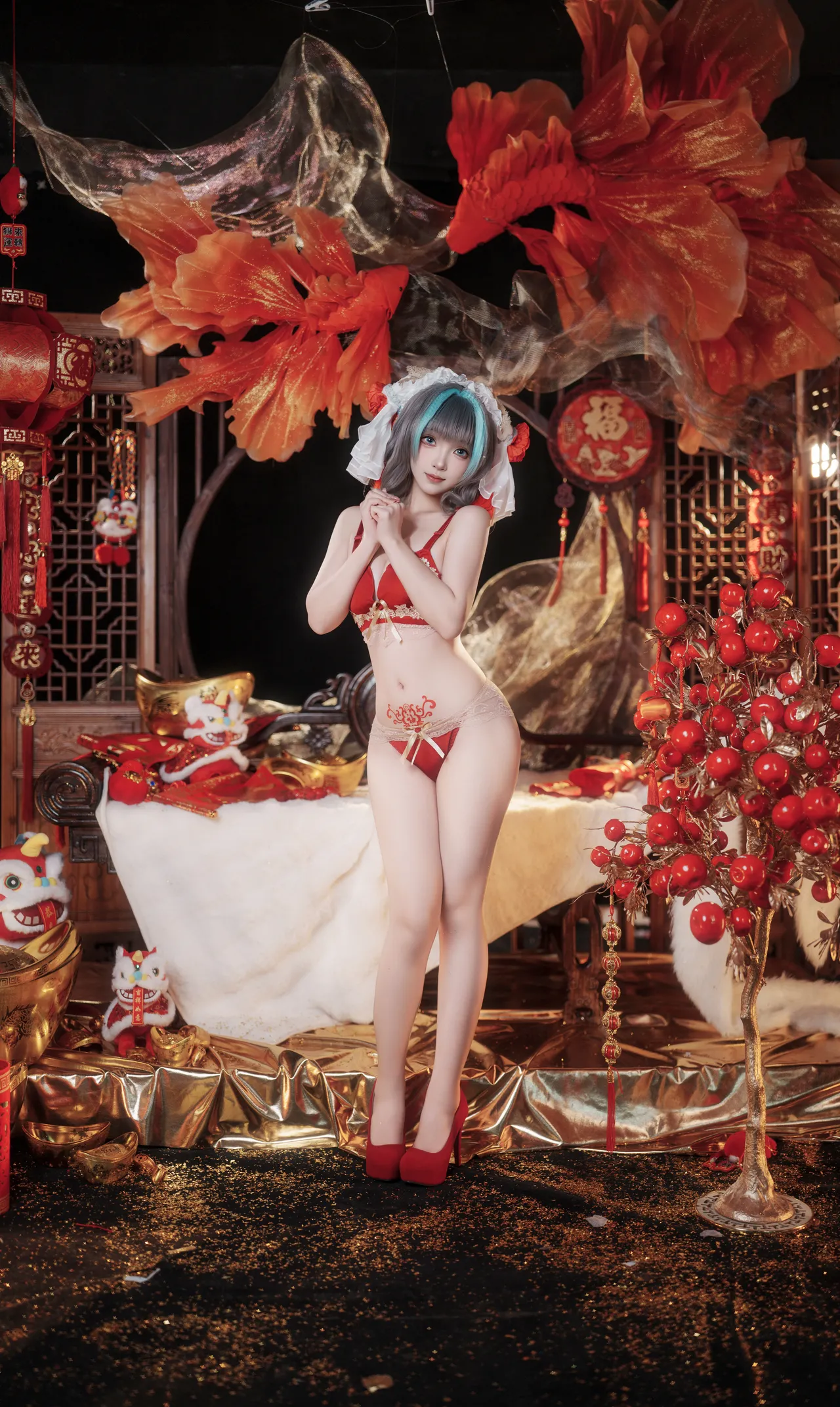 Bangni - Azur Route Cheshire New Year Cheongsam Bangni Bonnie - Azur Route Cheshire New Year Cheongsam Bangni - Azur Route Cheshire New Year Cheongsam Bangni Bonnie - Azur Route Cheshire New Year Cheongsam