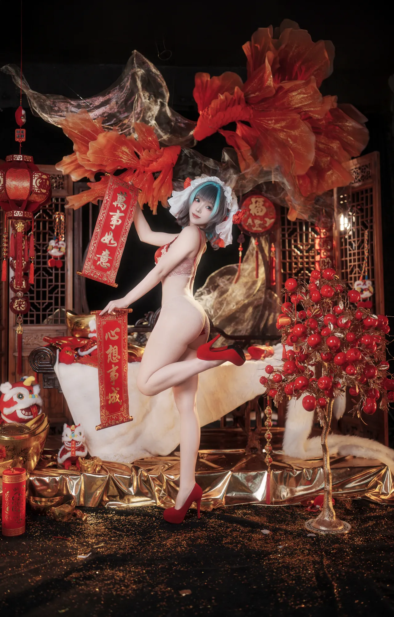 Bangni - Azur Route Cheshire New Year Cheongsam Bangni Bonnie - Azur Route Cheshire New Year Cheongsam Bangni - Azur Route Cheshire New Year Cheongsam Bangni Bonnie - Azur Route Cheshire New Year Cheongsam