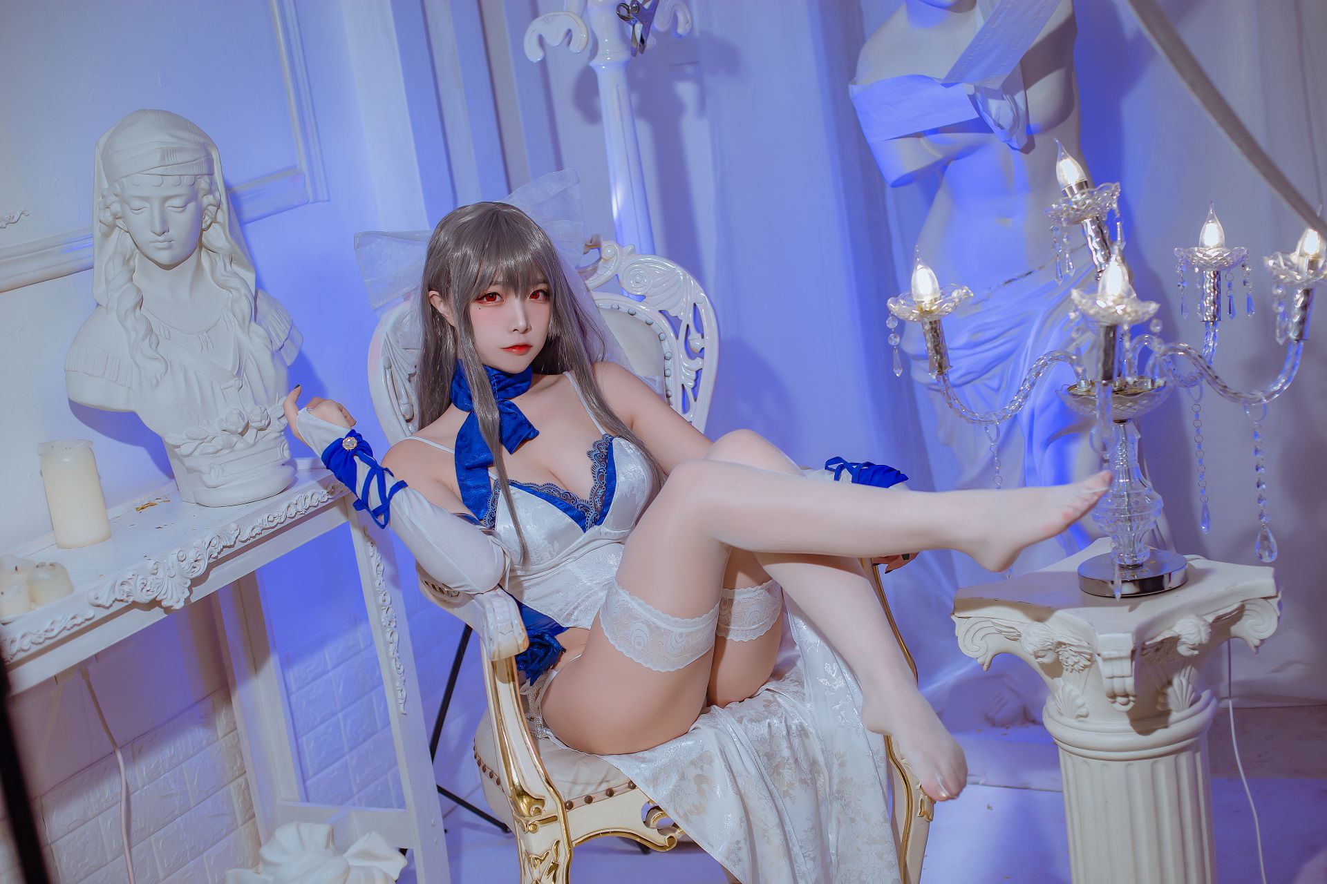 网红 Coser@ Nisa Nisa Heki-hee 蓝 线 Road Yi Kyu-Kyubo 网红 Coser@ Nisa Nisa Heki-hee 蓝 线 Road Yi Kyu-Kyubo
