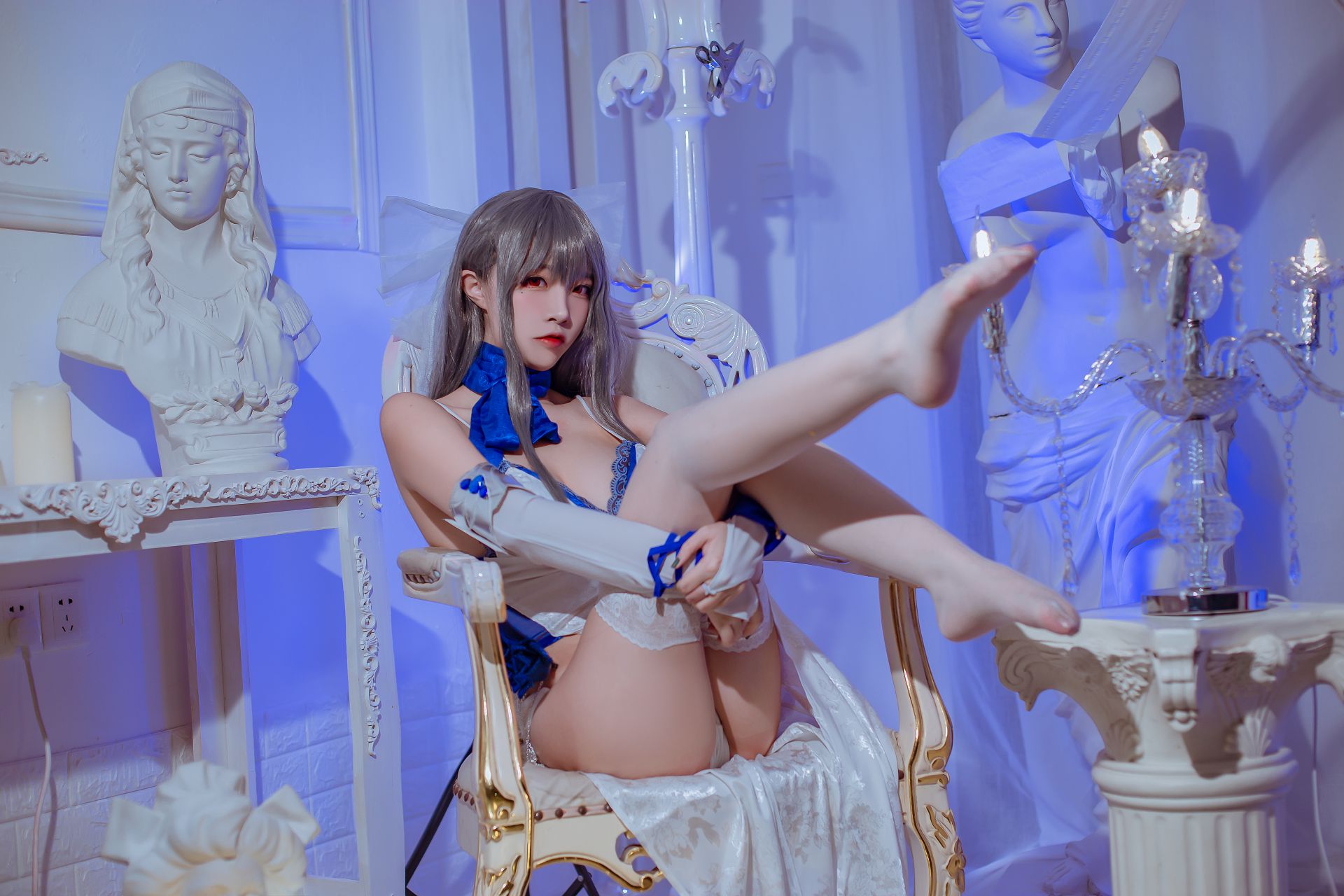 网红 Coser@ Nisa Nisa Heki-hee 蓝 线 Road Yi Kyu-Kyubo 网红 Coser@ Nisa Nisa Heki-hee 蓝 线 Road Yi Kyu-Kyubo