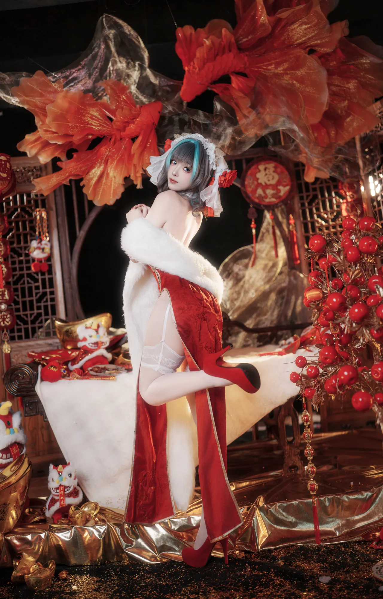 Bangni - Azur Route Cheshire New Year Cheongsam Bangni Bonnie - Azur Route Cheshire New Year Cheongsam Bangni - Azur Route Cheshire New Year Cheongsam Bangni Bonnie - Azur Route Cheshire New Year Cheongsam