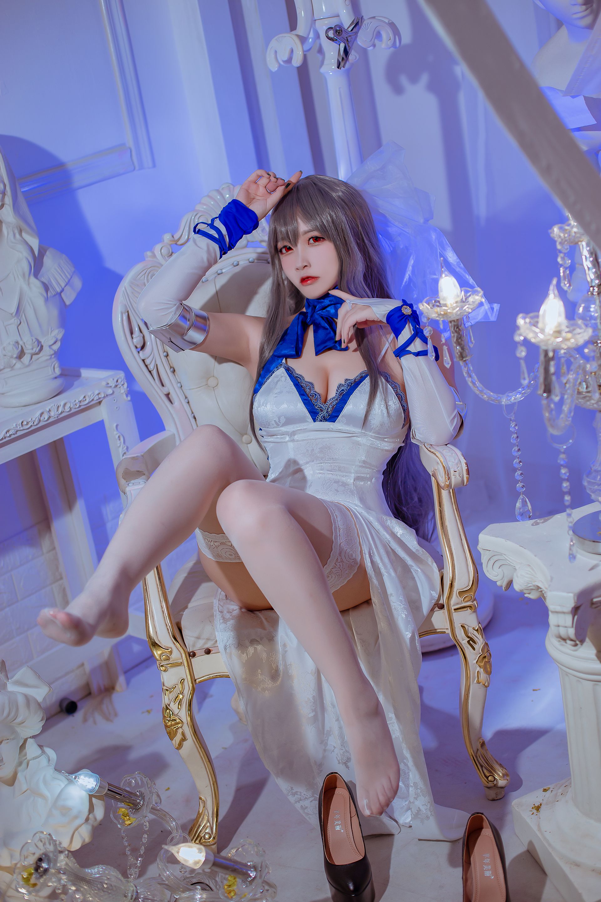 网红 Coser@ Nisa Nisa Heki-hee 蓝 线 Road Yi Kyu-Kyubo 网红 Coser@ Nisa Nisa Heki-hee 蓝 线 Road Yi Kyu-Kyubo
