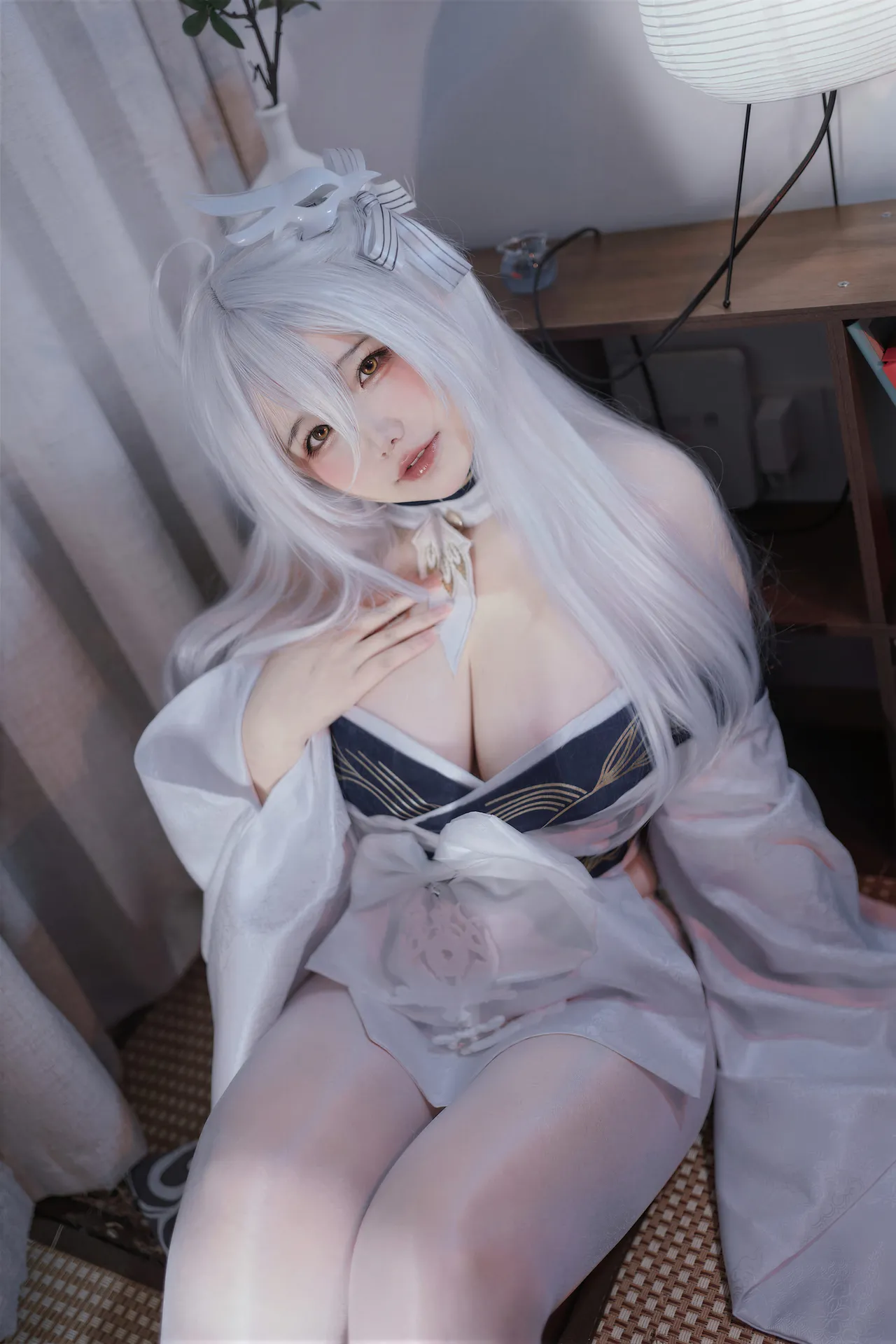 Aban is very happy today – Azur Lane Hakuhou kimono Aban is very happy today – Azur Lane Hakuhou kimono