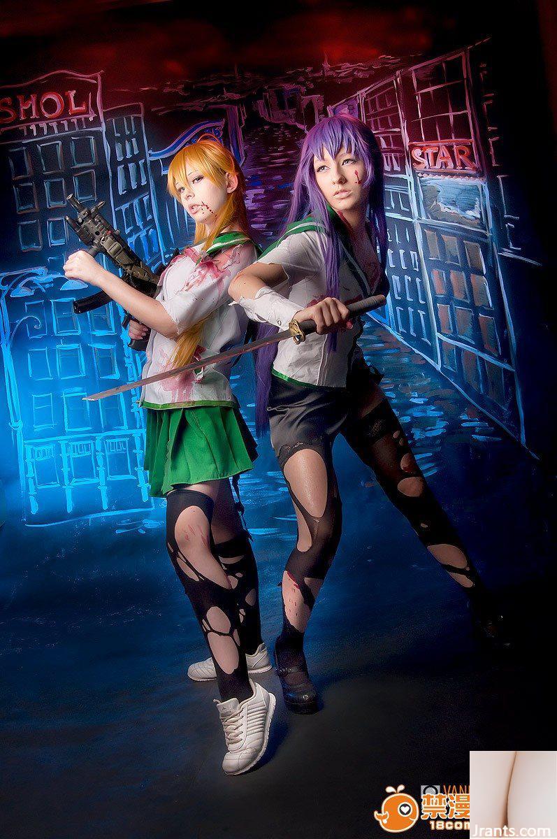 学园默示录cosplay (61P) 学园默示录cosplay (61P)