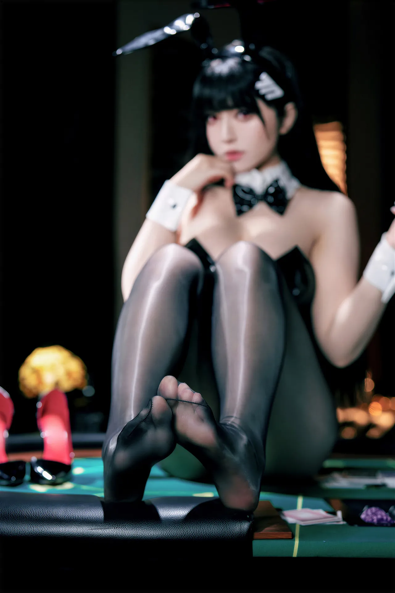 Half-Half - Blue Archive Rion Tiaotsuki, bunny girl Half-Half - Blue Archive Rion Tiaotsuki, bunny girl