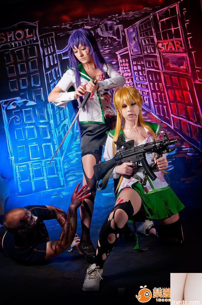 学园默示录cosplay (61P) 学园默示录cosplay (61P)