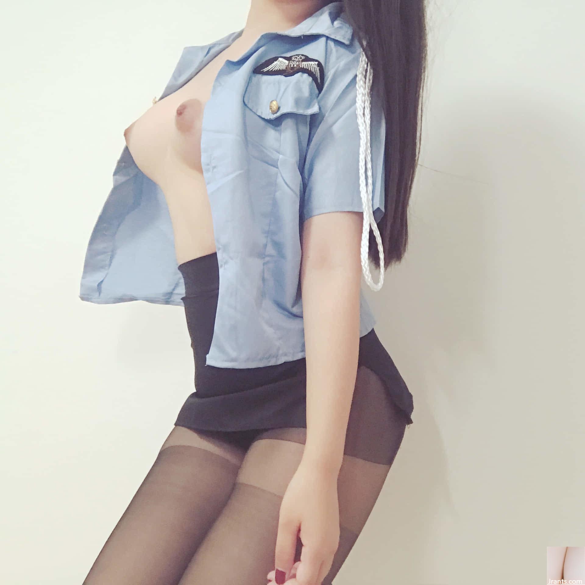 PR Club Internet Celebrity Girl @ Sesame Sauce Policewoman (32P) PR Club Internet Celebrity Girl @ Sesame Sauce Policewoman (32P)