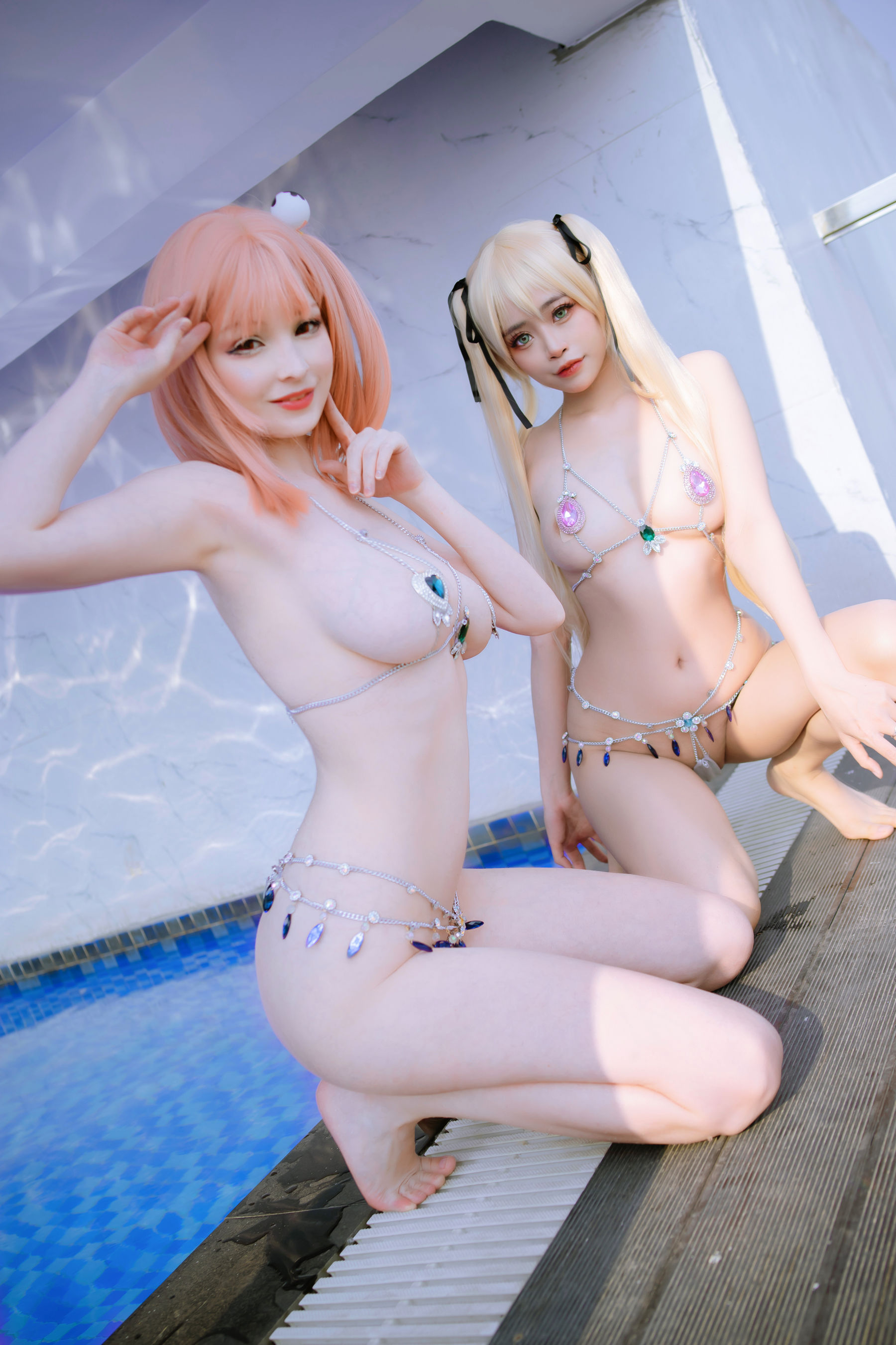 Japanese 萝 Byoru & Hidori - Rose DoA Death or Life Swimming Japanese 萝 Byoru & Hidori - Rose DoA Death or Life Swimming