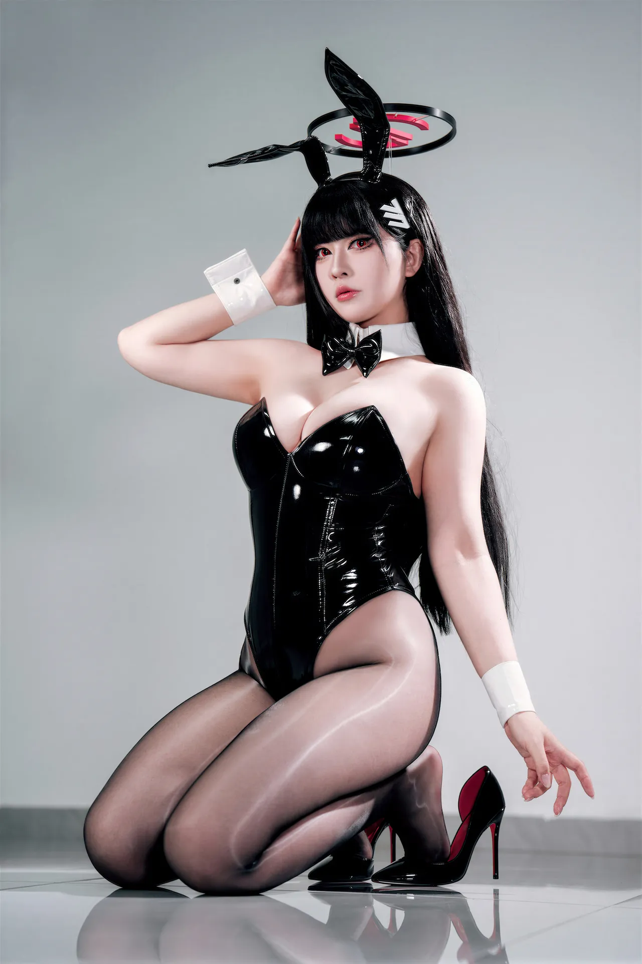 Half-Half - Blue Archive Rion Tiaotsuki, bunny girl Half-Half - Blue Archive Rion Tiaotsuki, bunny girl