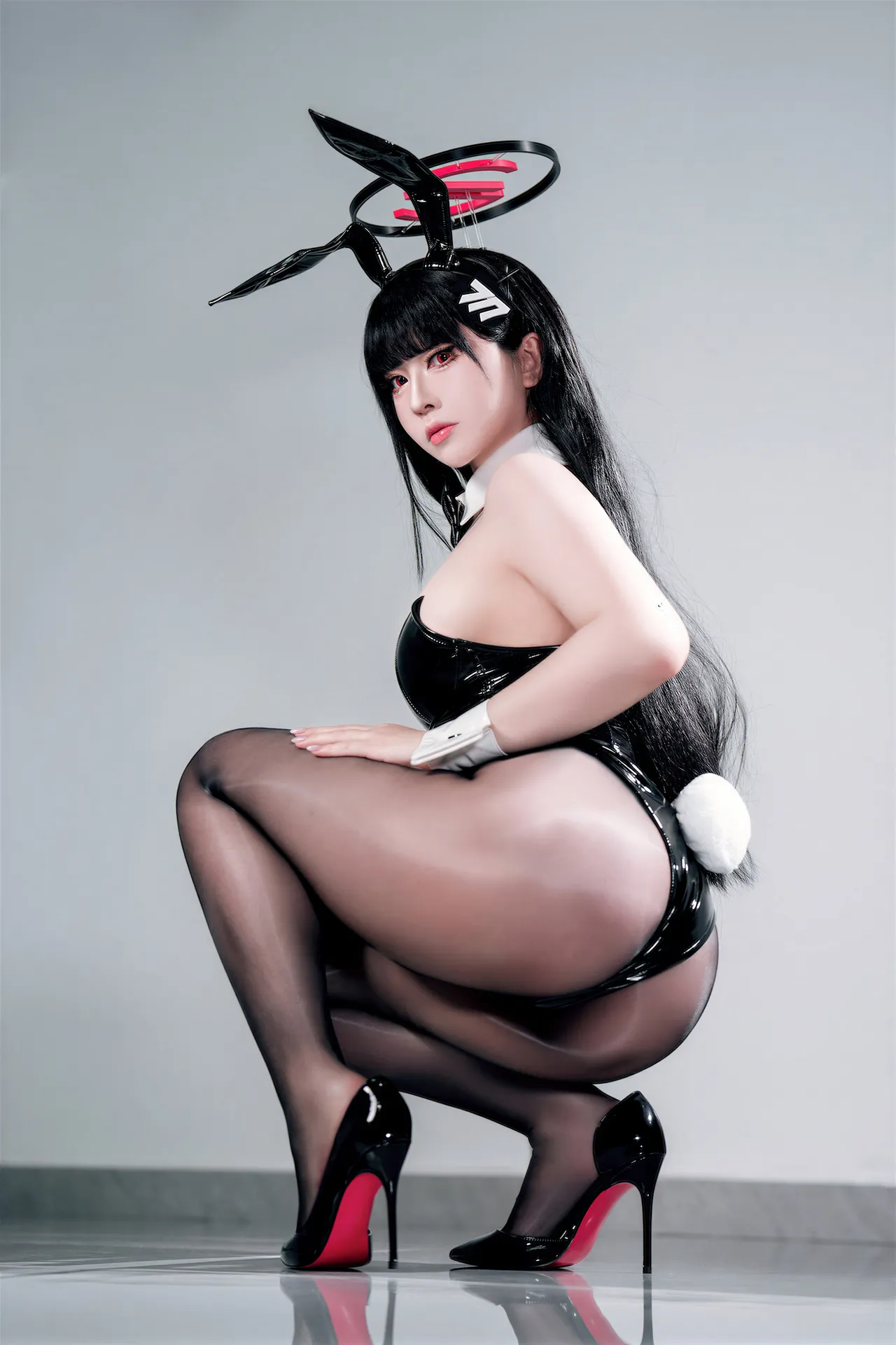 Half-Half - Blue Archive Rion Tiaotsuki, bunny girl Half-Half - Blue Archive Rion Tiaotsuki, bunny girl