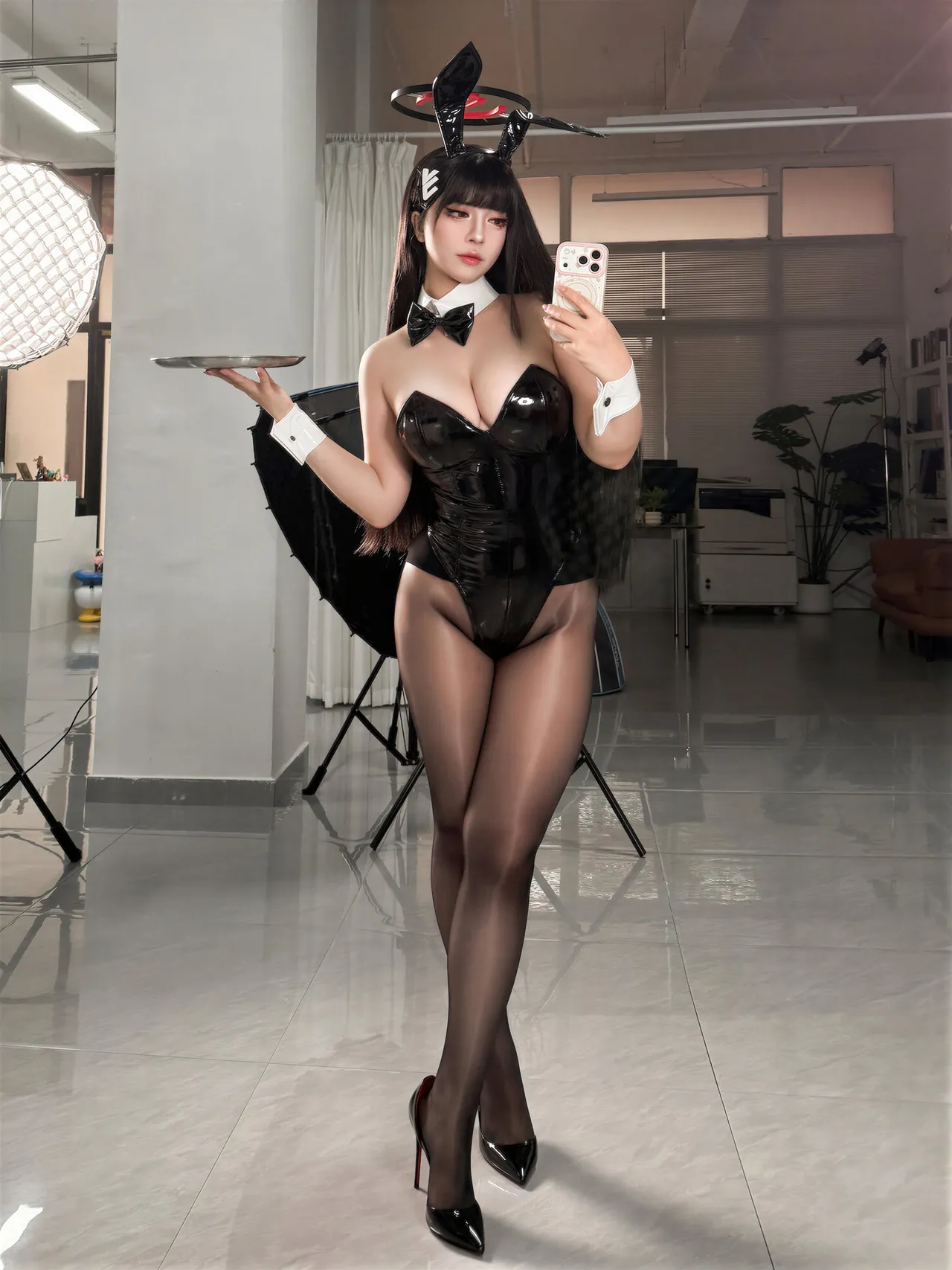 Half-Half - Blue Archive Rion Tiaotsuki, bunny girl Half-Half - Blue Archive Rion Tiaotsuki, bunny girl