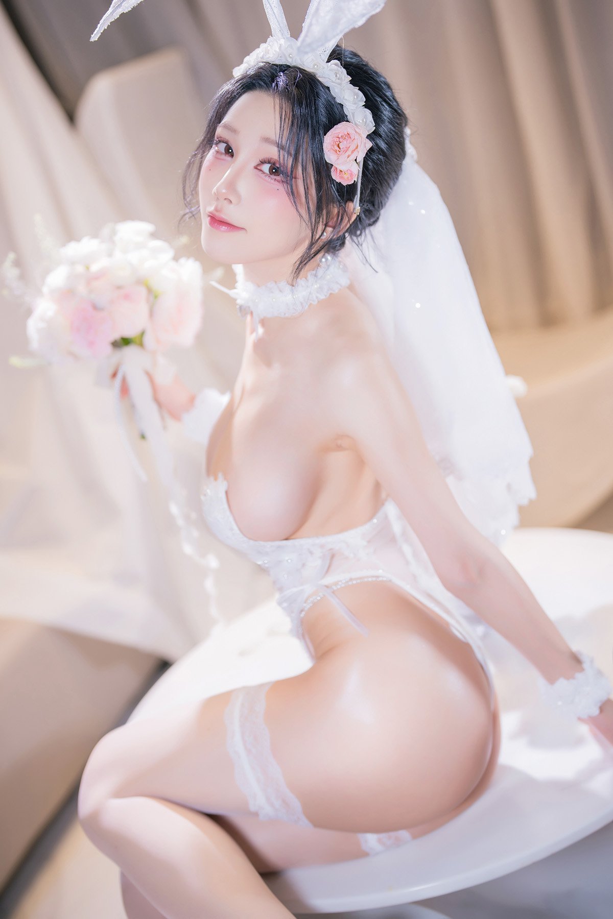 Coser@水淼Aqua - Aqua Birthday Bunny 生日婚纱兔女郎 (55P) Coser@水淼Aqua - Aqua Birthday Bunny 生日婚纱兔女郎 (55P)