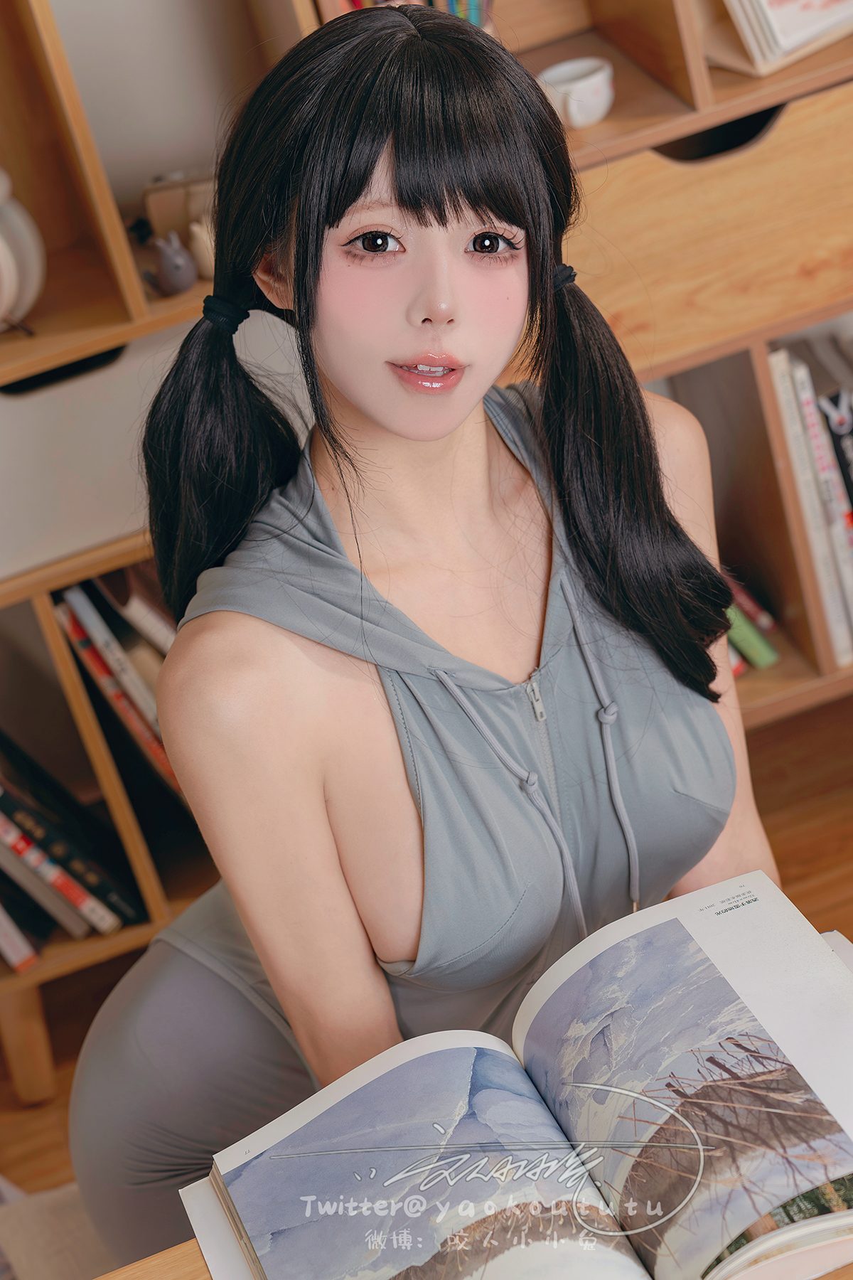 Coser@黏黏团子兔 - 小灰兔 622 Coser@黏黏团子兔 - 小灰兔 622
