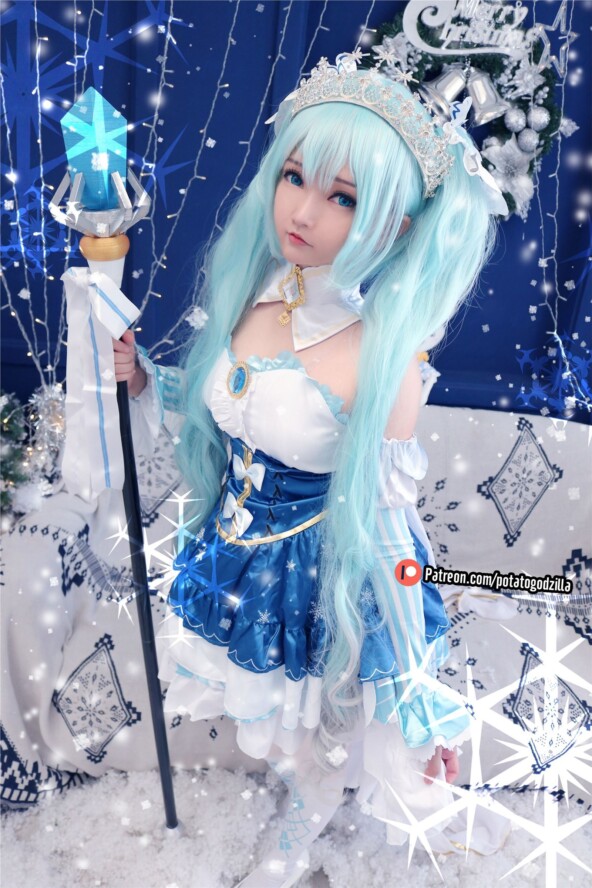 Potato Godzilla NO.011 Snow Miku 5 Potato Godzilla NO.011 Snow Miku