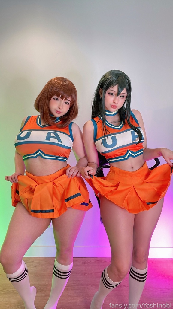 Hidori Rose & Yoshinobi – Tsuyu Asui & Ochako Uraraka (Cheerleader) Hidori Rose & Yoshinobi – Tsuyu Asui & Ochako Uraraka (Cheerleader)