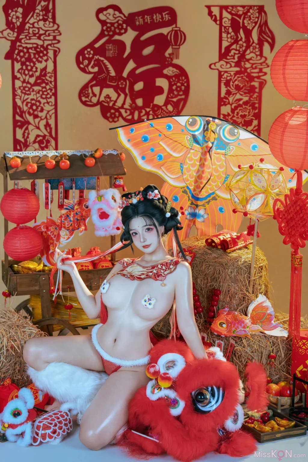 Coser@yuuhui Yuhui: 2026 Chinese New Year Special Lion Dance Girl (131 photos + 2 videos) Coser@yuuhui Yuhui: 2026 Chinese New Year Special Lion Dance Girl (131 photos + 2 videos)