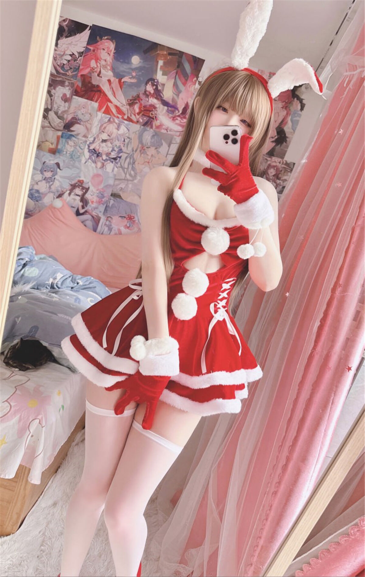 Coser@ Xi Dumb - Bunny Santa (19P - 2V) Coser@ Xi Dumb - Bunny Santa (19P - 2V)