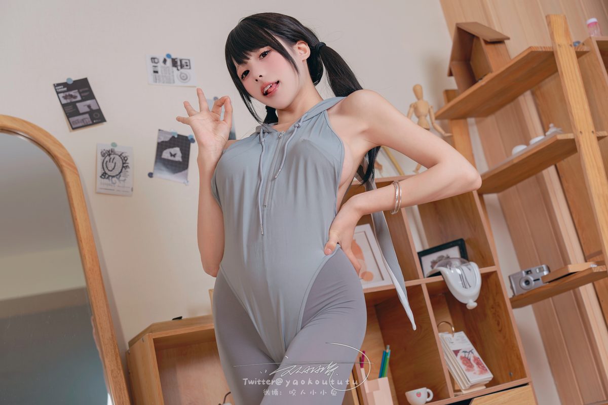 Coser@黏黏团子兔 - 小灰兔 622 Coser@黏黏团子兔 - 小灰兔 622