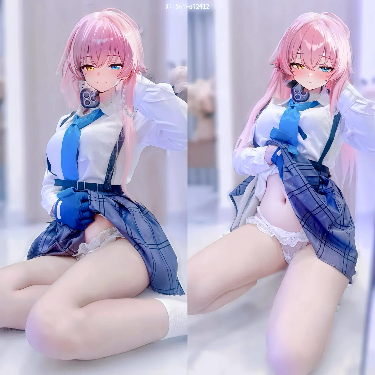Shiroi cosplay hoshino Shiroi cosplay hoshino