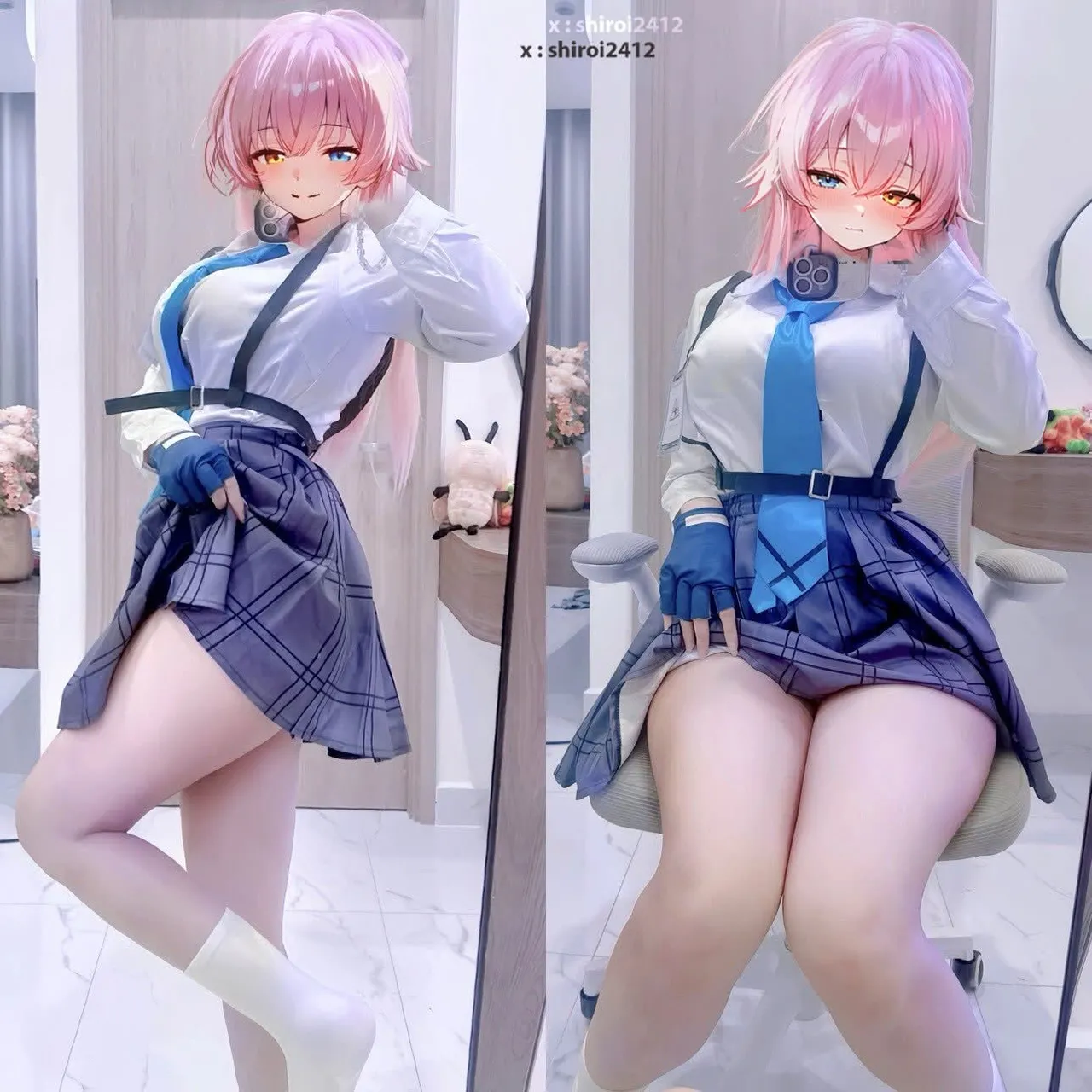 Shiroi cosplay hoshino Shiroi cosplay hoshino