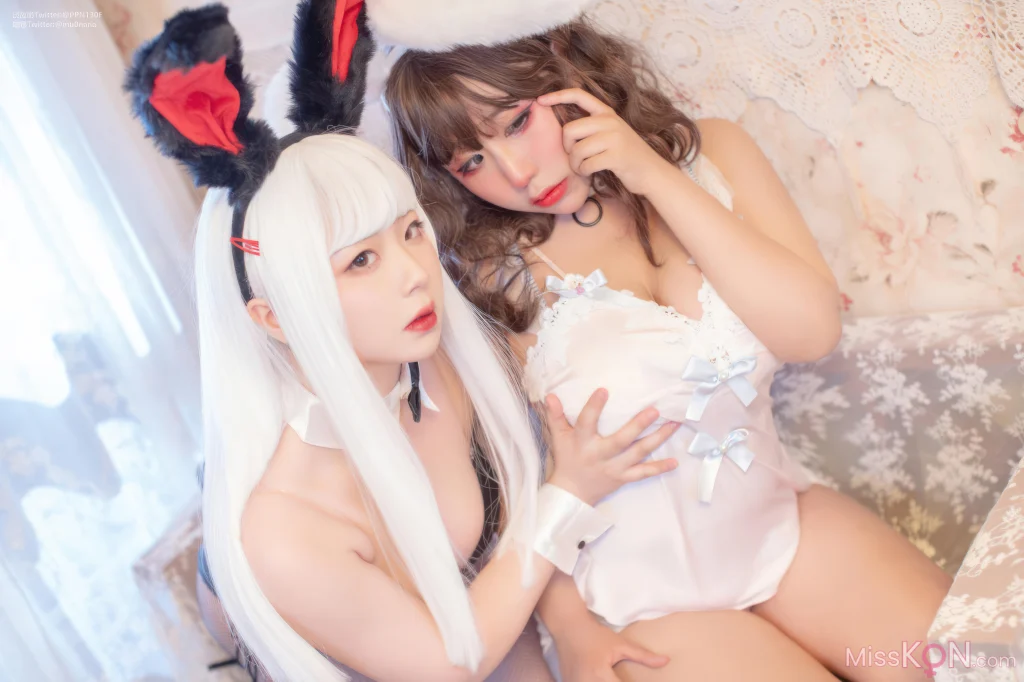 Coser@Pippi Milk is so cute & Mu Ling Mu0: Double Rabbit (51 photos) Coser@Pippi Milk is so cute & Mu Ling Mu0: Double Rabbit (51 photos)