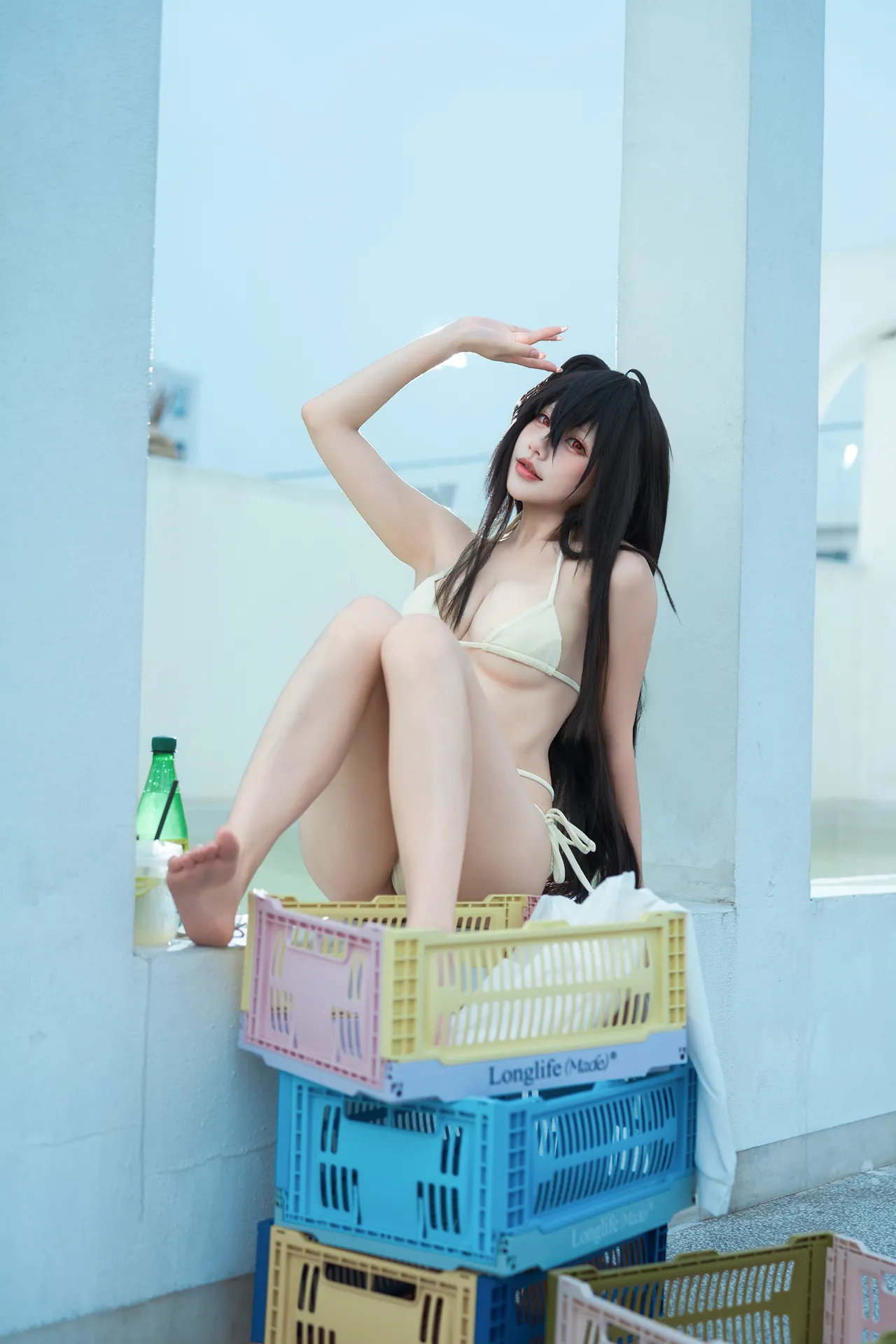 Is it a teddy bear? - Azur Lane Taihou swimsuit Is it a teddy bear? - Azur Lane Taihou swimsuit