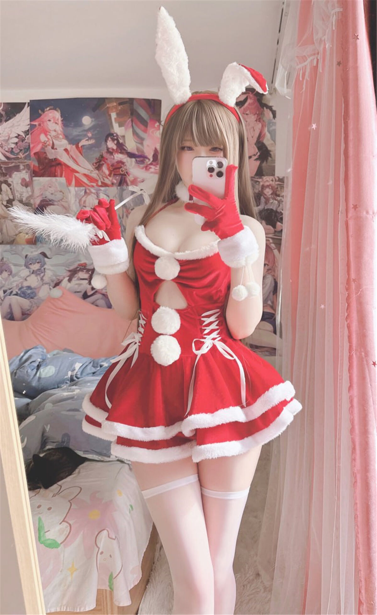 Coser@ Xi Dumb - Bunny Santa (19P - 2V) Coser@ Xi Dumb - Bunny Santa (19P - 2V)