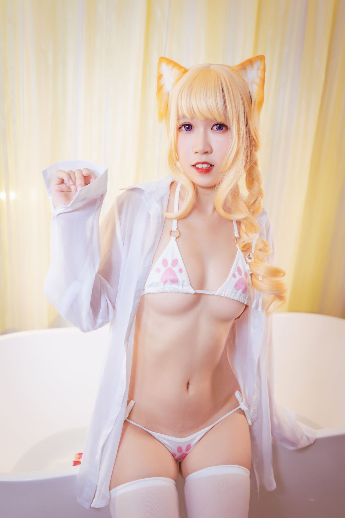 Coser@流年不停_w - 浴缸猫咪 Coser@流年不停_w - 浴缸猫咪