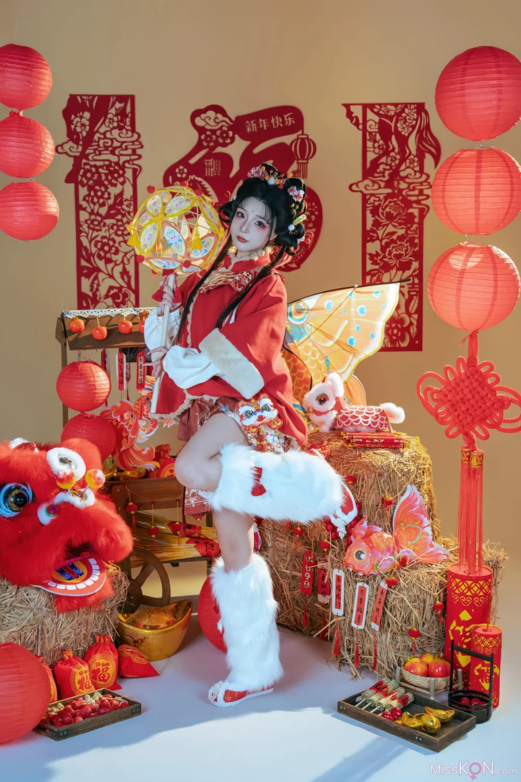 Coser@yuuhui Yuhui: 2026 Chinese New Year Special Lion Dance Girl (131 photos + 2 videos) Coser@yuuhui Yuhui: 2026 Chinese New Year Special Lion Dance Girl (131 photos + 2 videos)