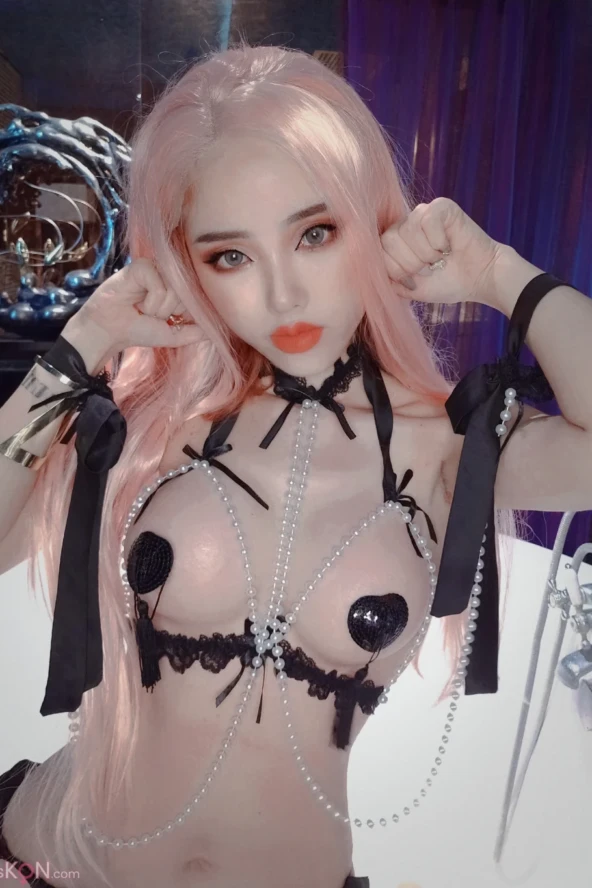 Coser@钛合金TiTi: 珍珠内衣 (10 photos) 6 Coser@钛合金TiTi: 珍珠内衣 (10 photos)