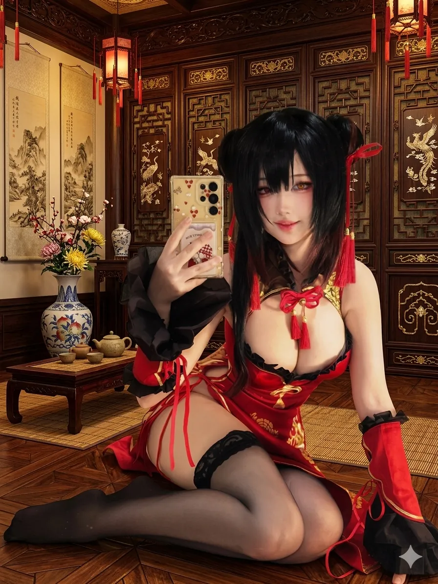 キツネ - Kurumi qipao キツネ - Kurumi qipao