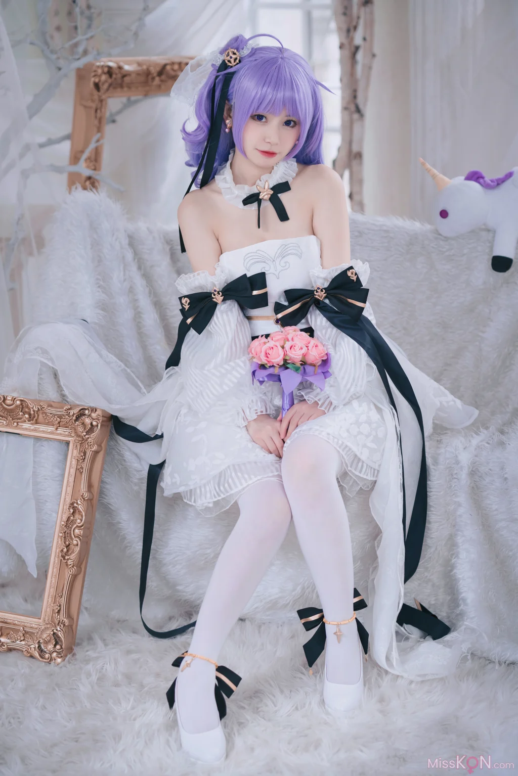Coser@ Cats: Azur Route Unicorn Bride (23 photos) Coser@ Cats: Azur Route Unicorn Bride (23 photos)