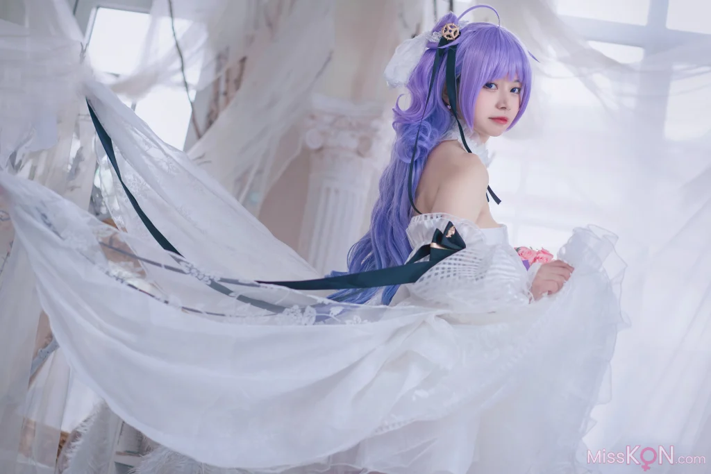 Coser@ Cats: Azur Route Unicorn Bride (23 photos) Coser@ Cats: Azur Route Unicorn Bride (23 photos)