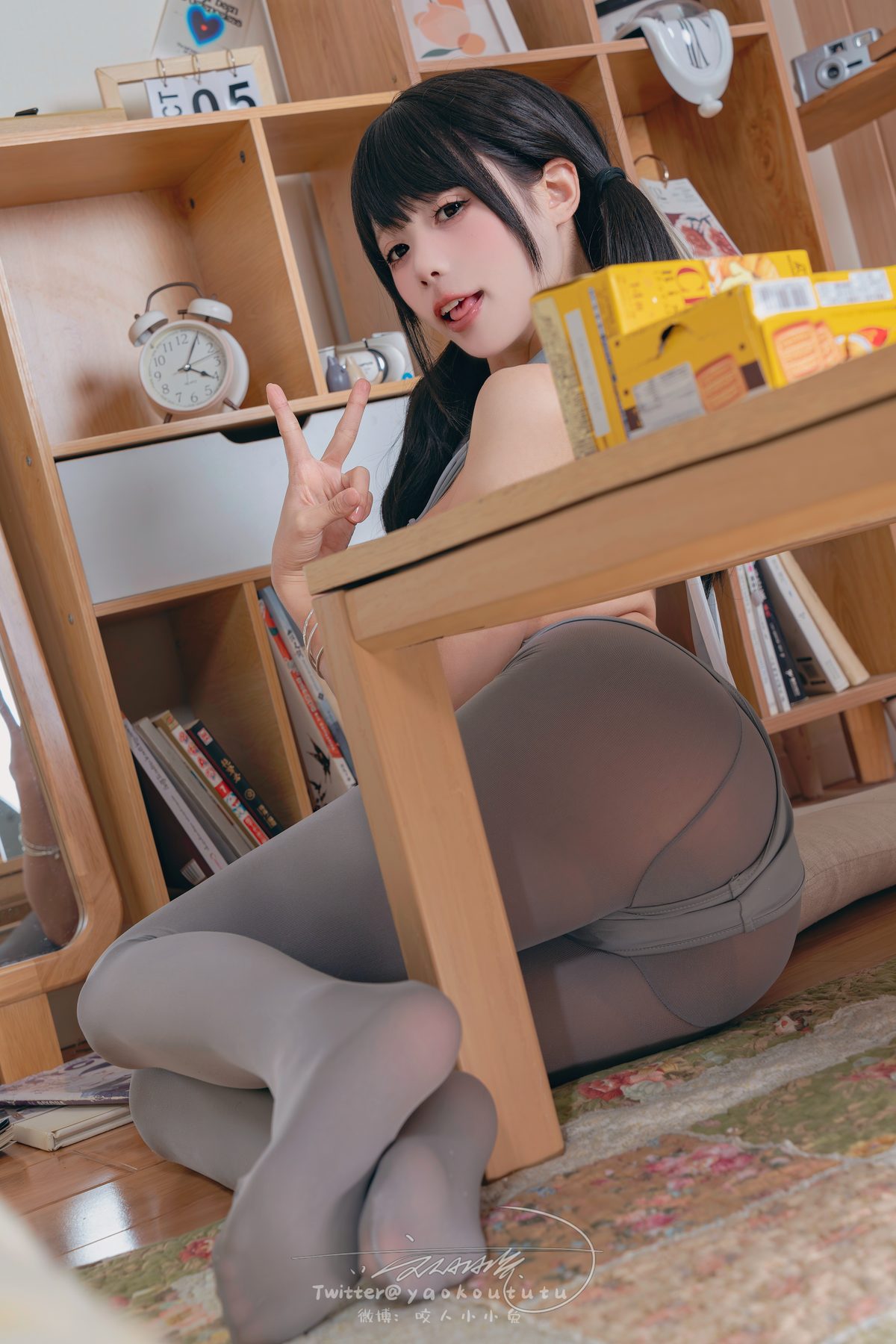 Coser@黏黏团子兔 - 小灰兔 622 Coser@黏黏团子兔 - 小灰兔 622