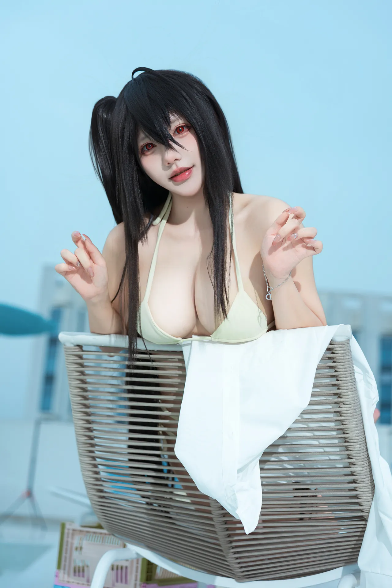 Is it a teddy bear? - Azur Lane Taihou swimsuit Is it a teddy bear? - Azur Lane Taihou swimsuit