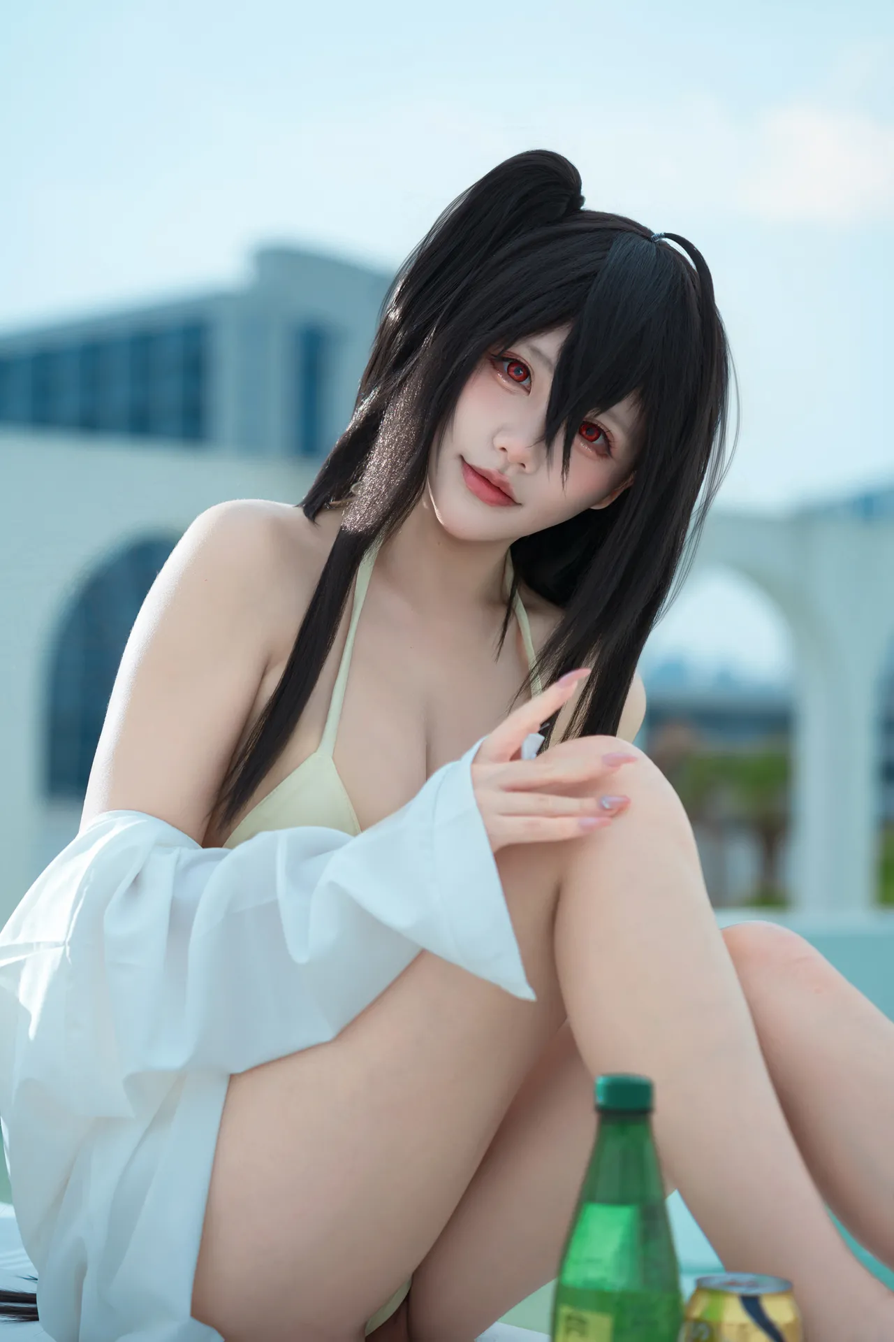 Is it a teddy bear? - Azur Lane Taihou swimsuit Is it a teddy bear? - Azur Lane Taihou swimsuit